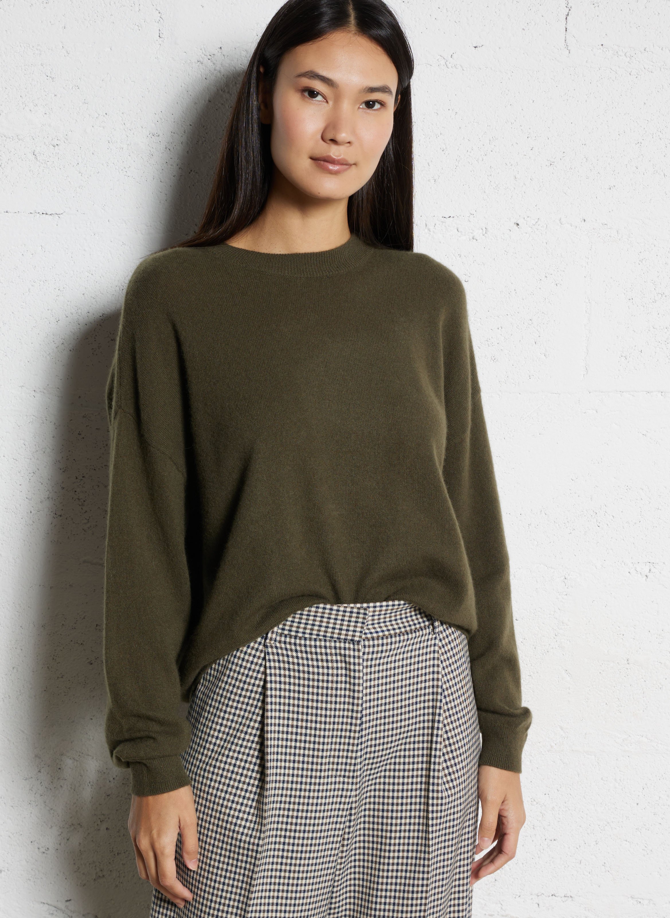 Pull ample col rond en cachemire SUD EXPRESS