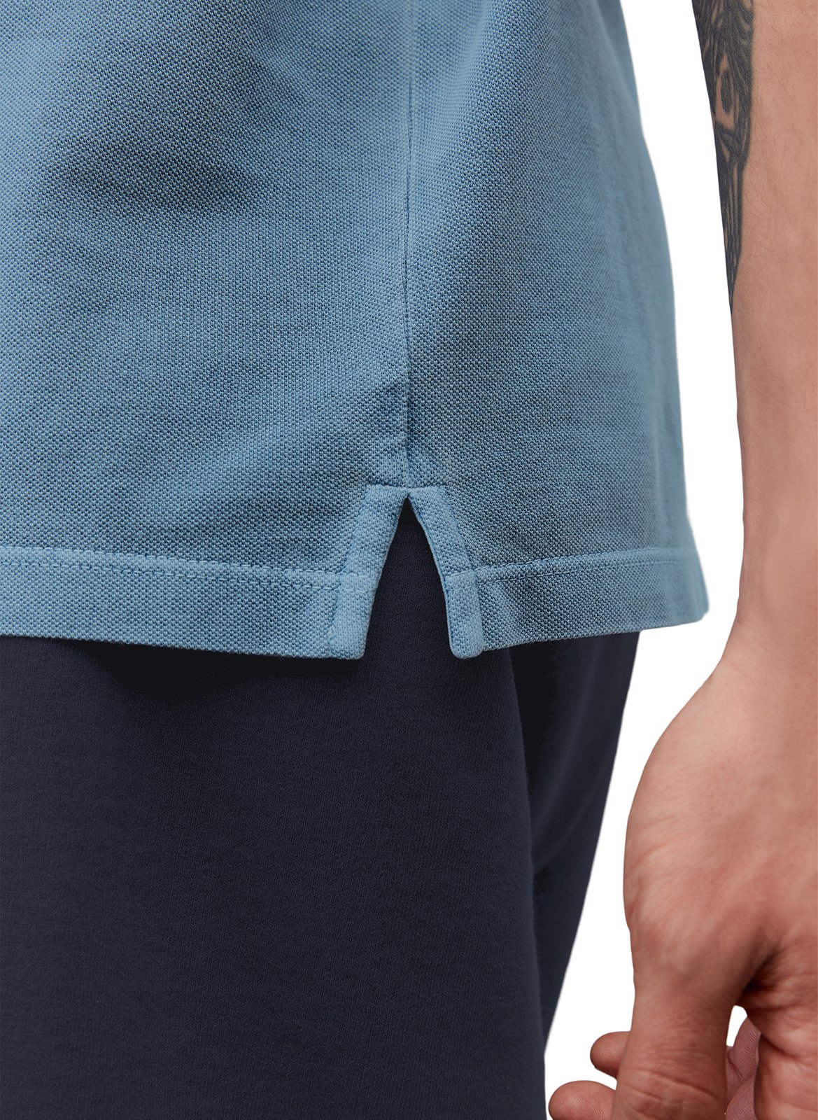 Polo regular-fit en coton bio MARC O'POLO Bleu