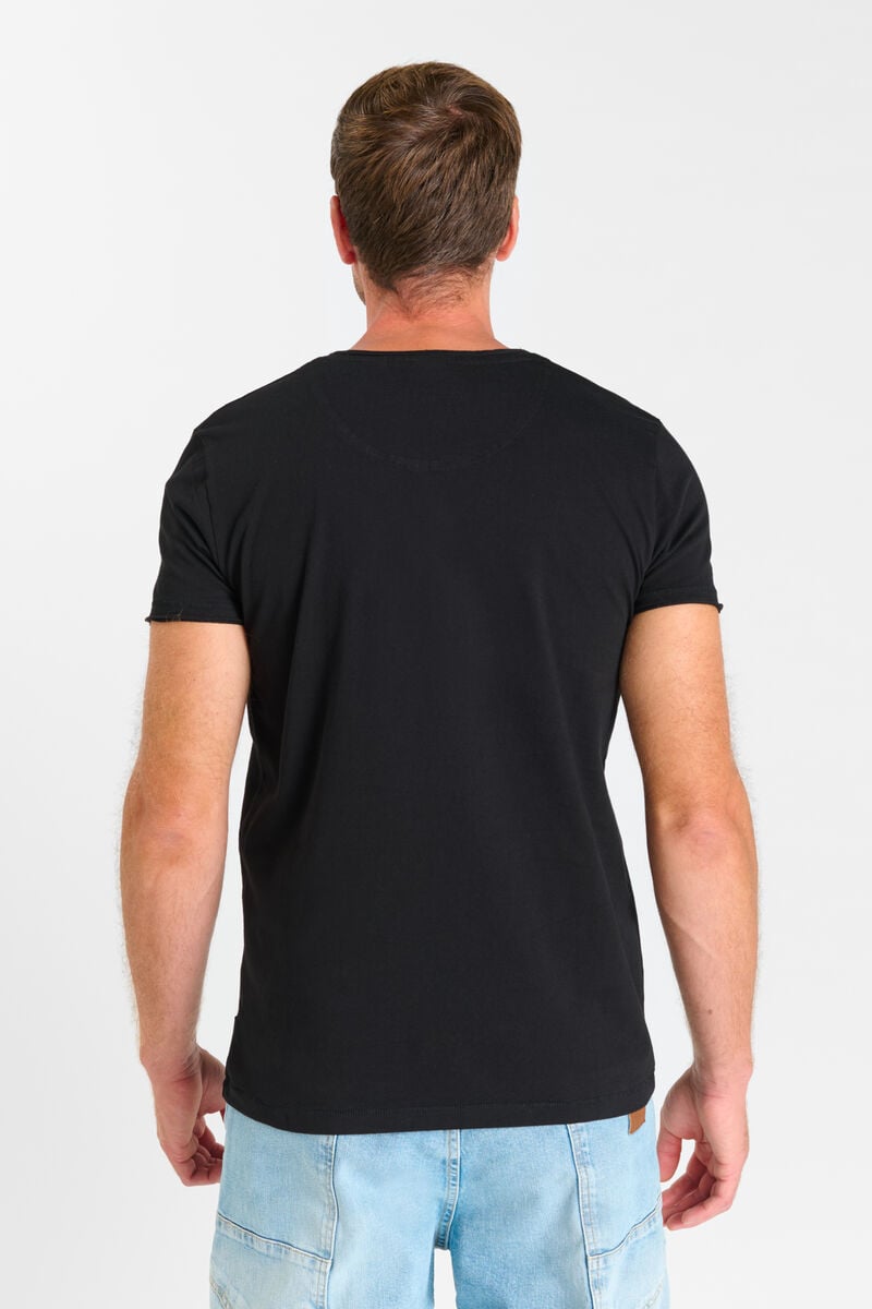 Tommy Badge T-shirt LE TEMPS DES CERISES Black