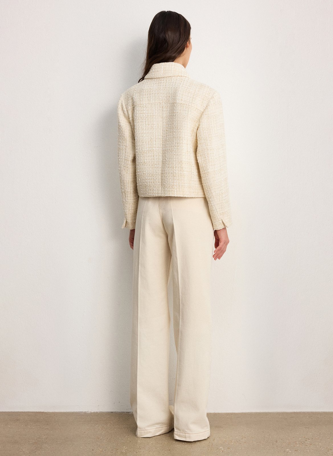 Blouson aus Baumwoll-Mix mit klassischem Kragen PABLO Beige