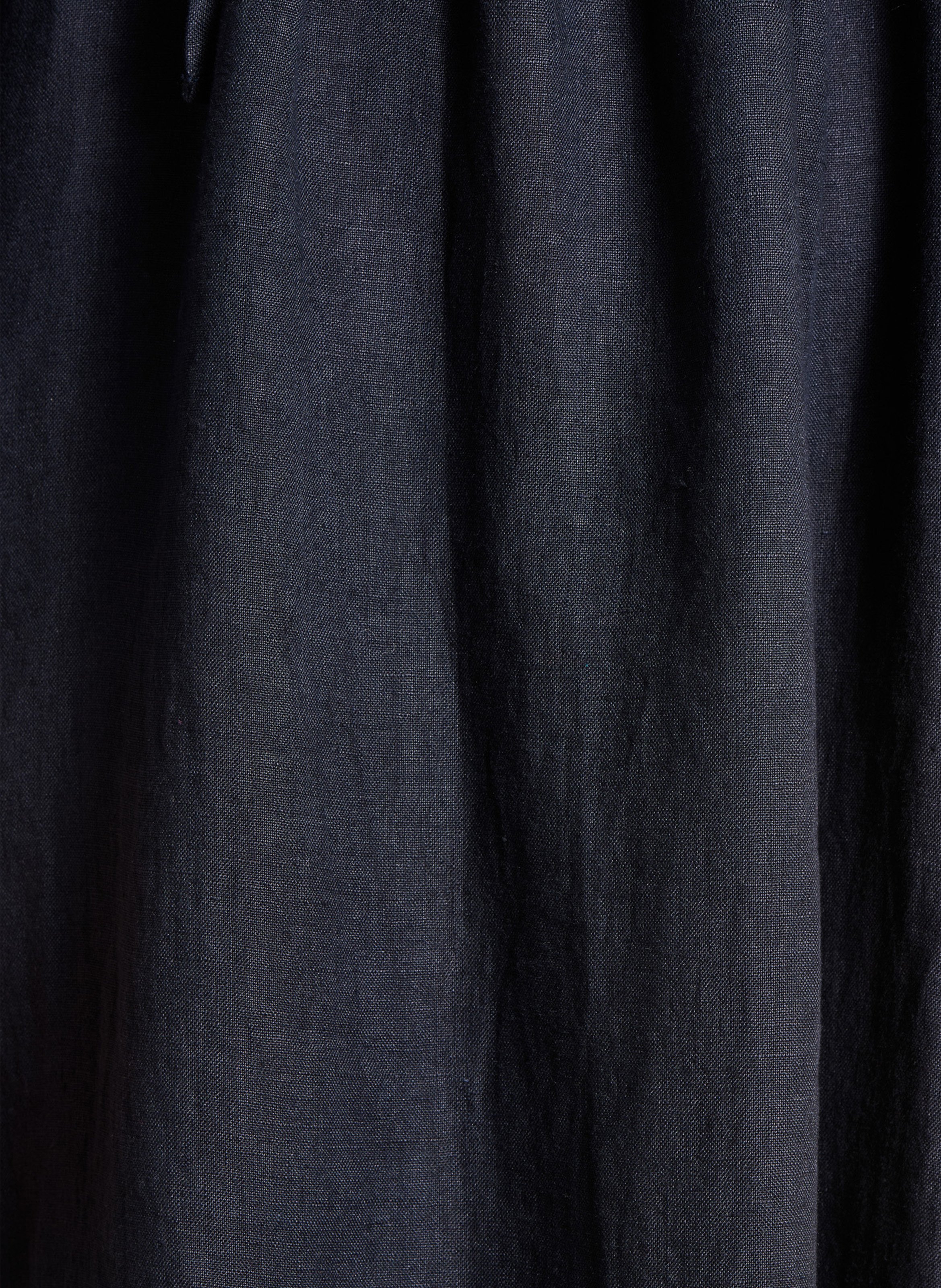 Robe longue ample en lin LA FEE MARABOUTEE Bleu