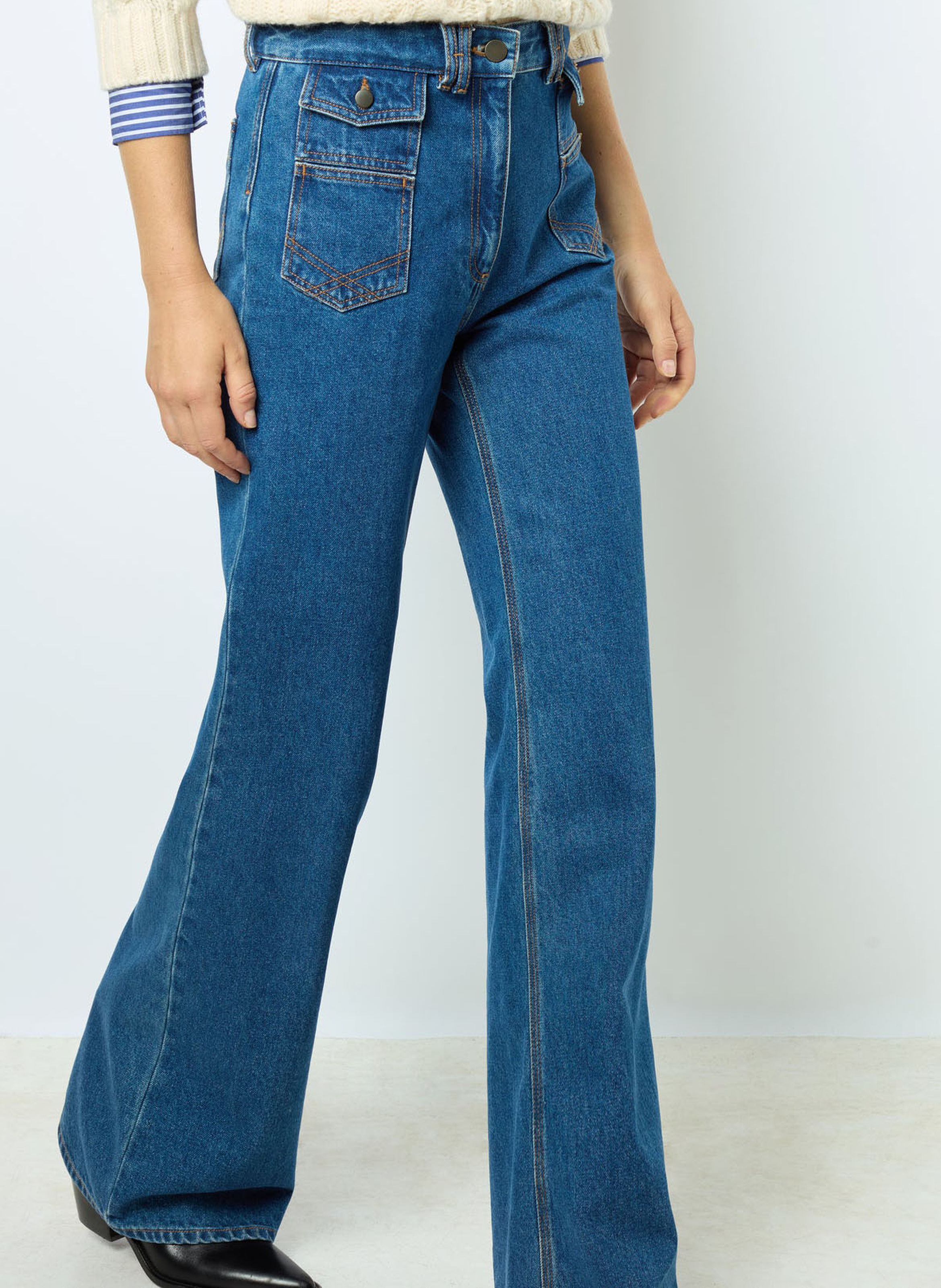 Vaquero flare GERARD DAREL Azul