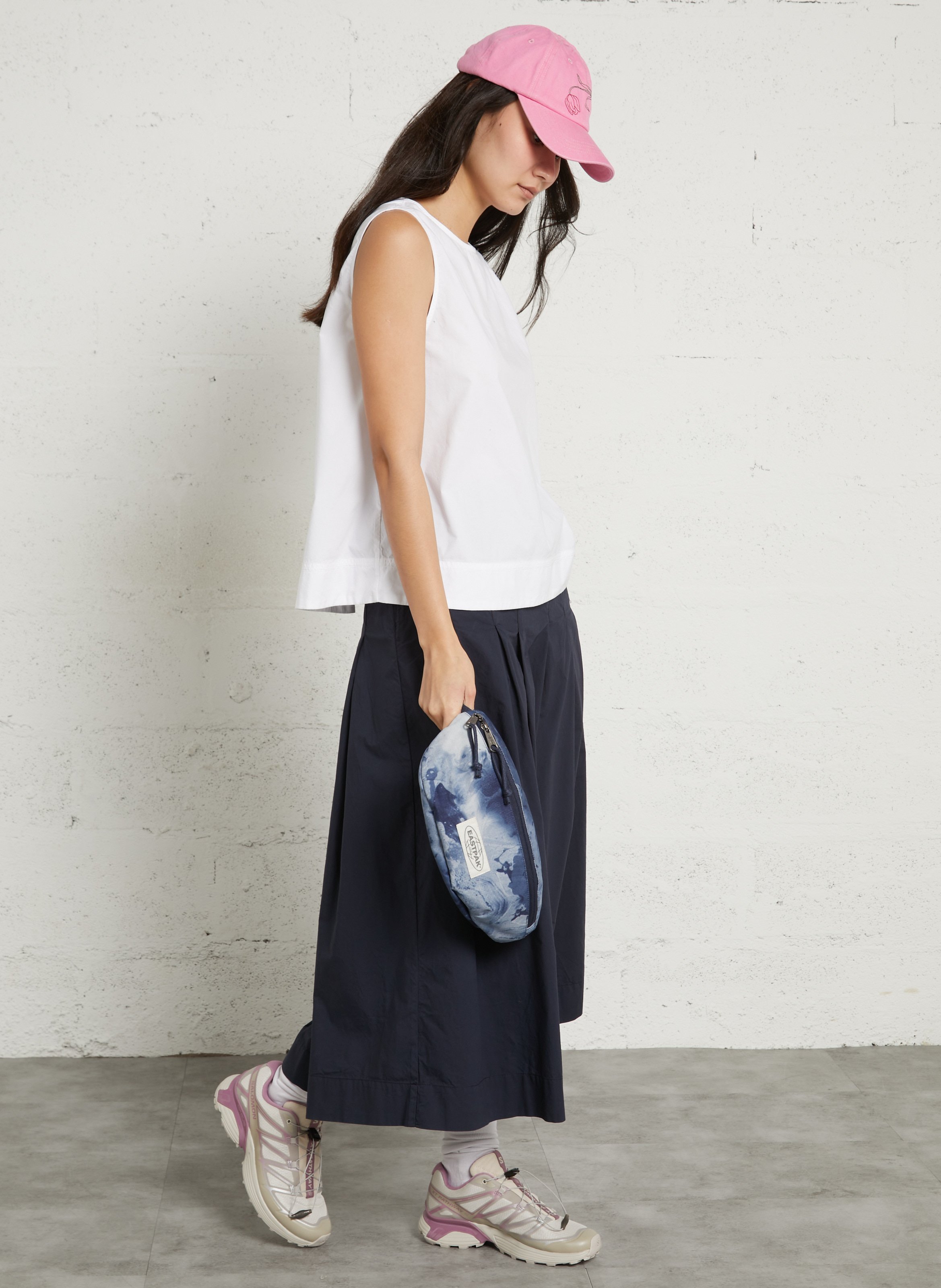 Sac banane imprimé EASTPAK Bleu