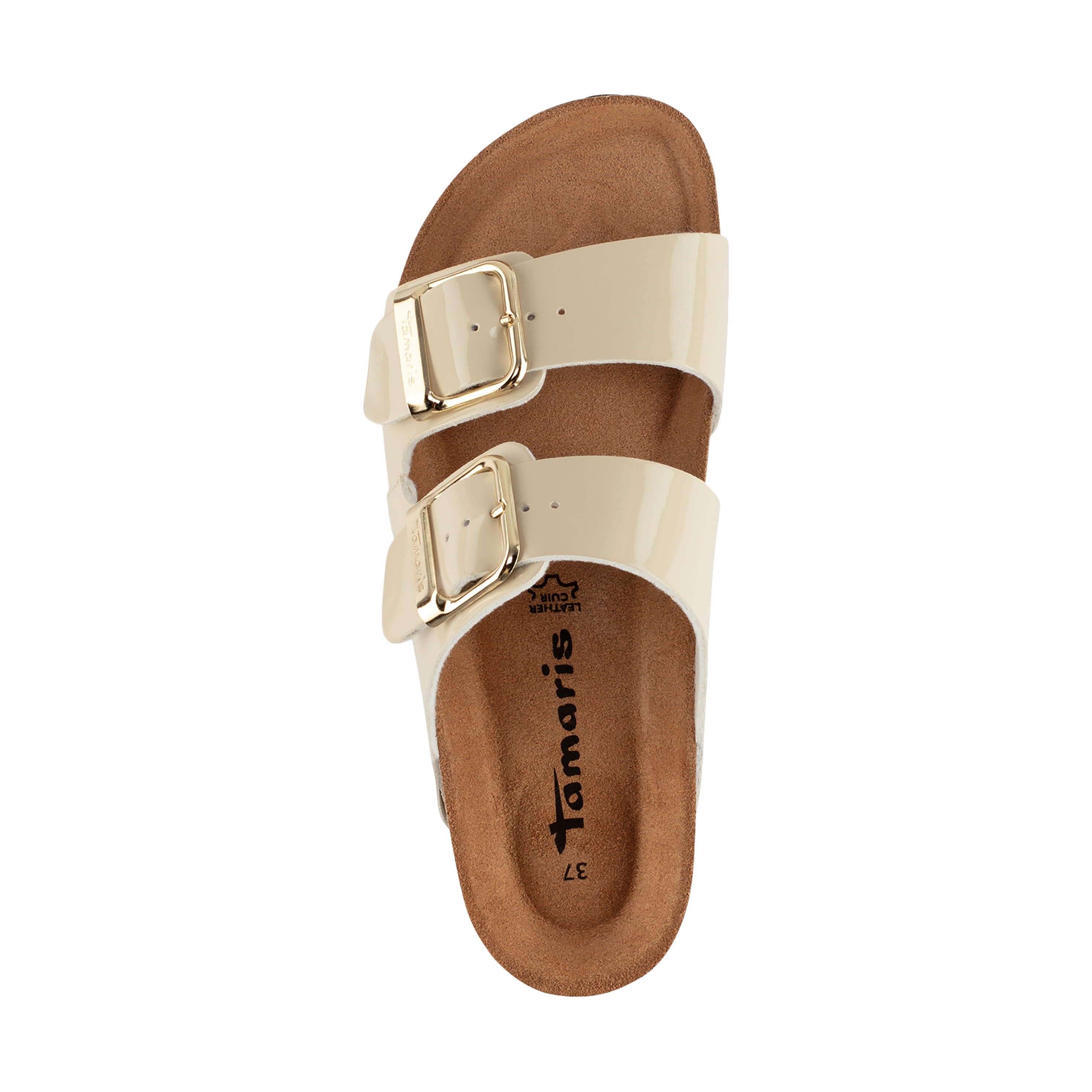Faux leather sandals TAMARIS Beige