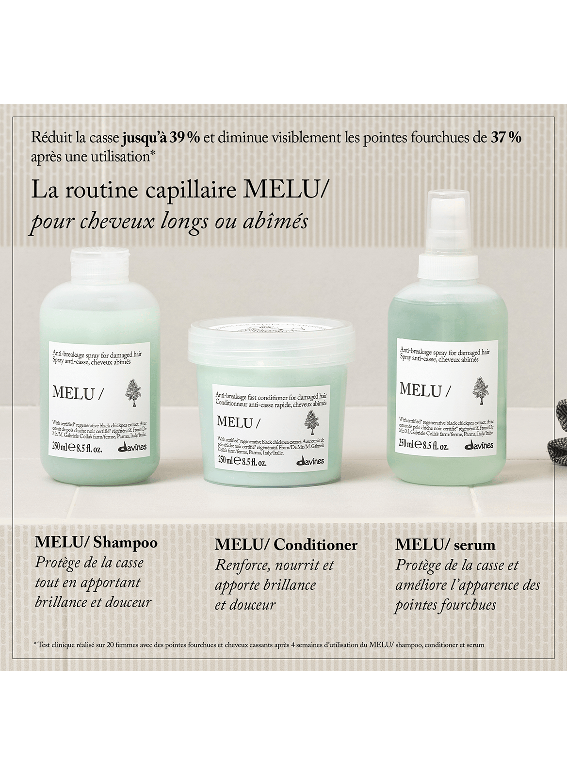 MELU Anti-Breakage Conditioner with Shine Effect DAVINES No color