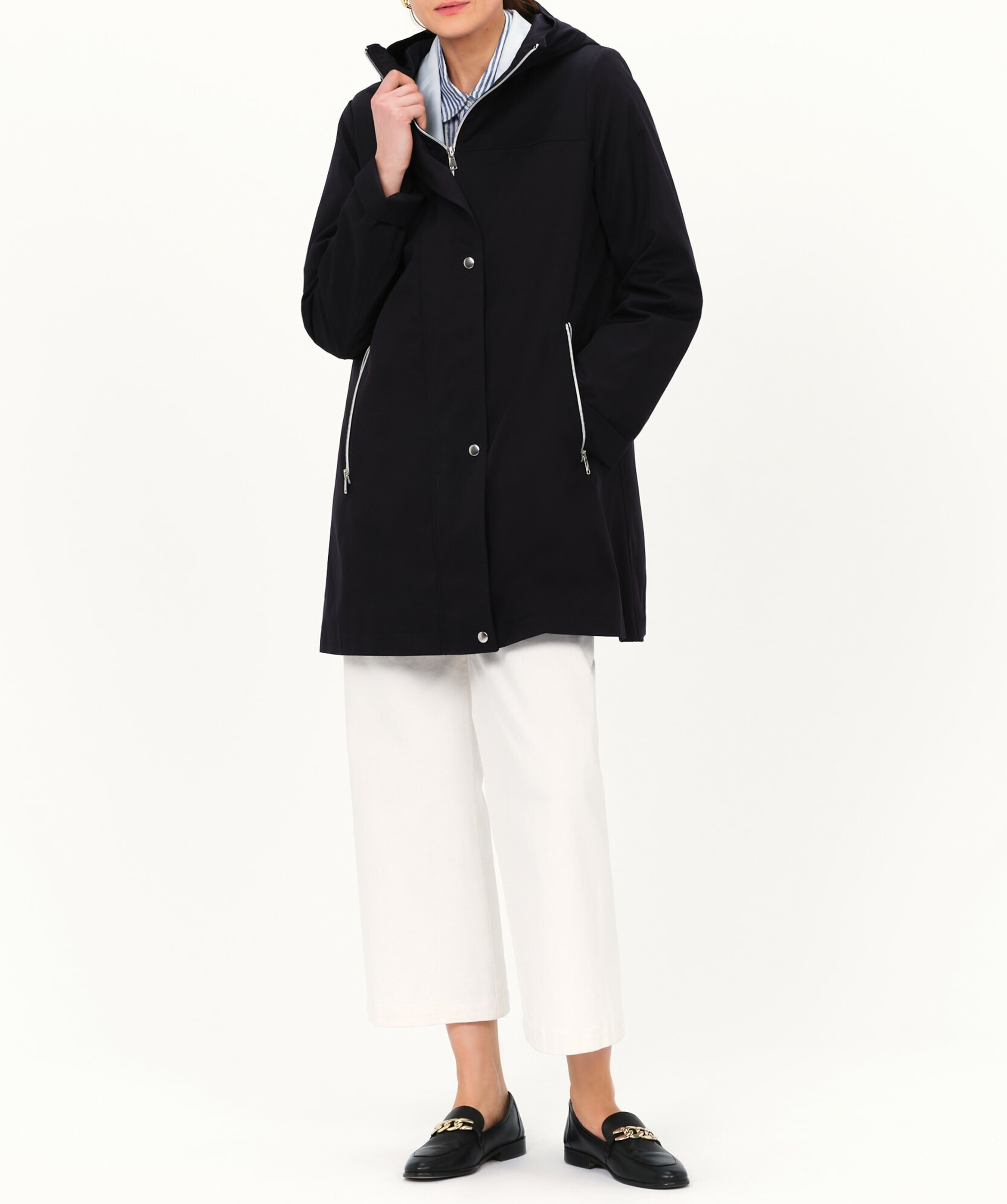 Parka à capuche CAROLL Bleu