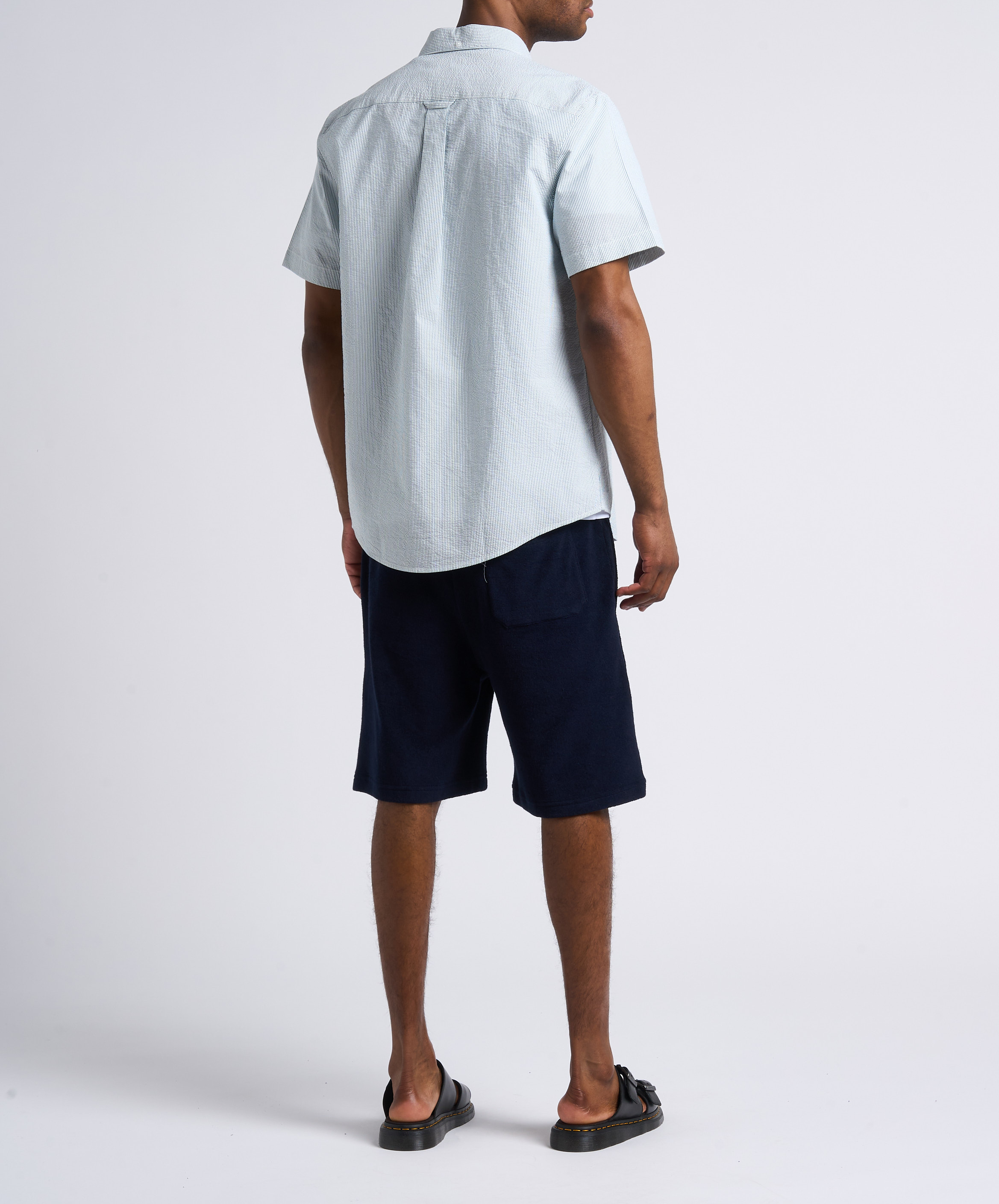 Organic cotton shirt with classic collar FARAH Green