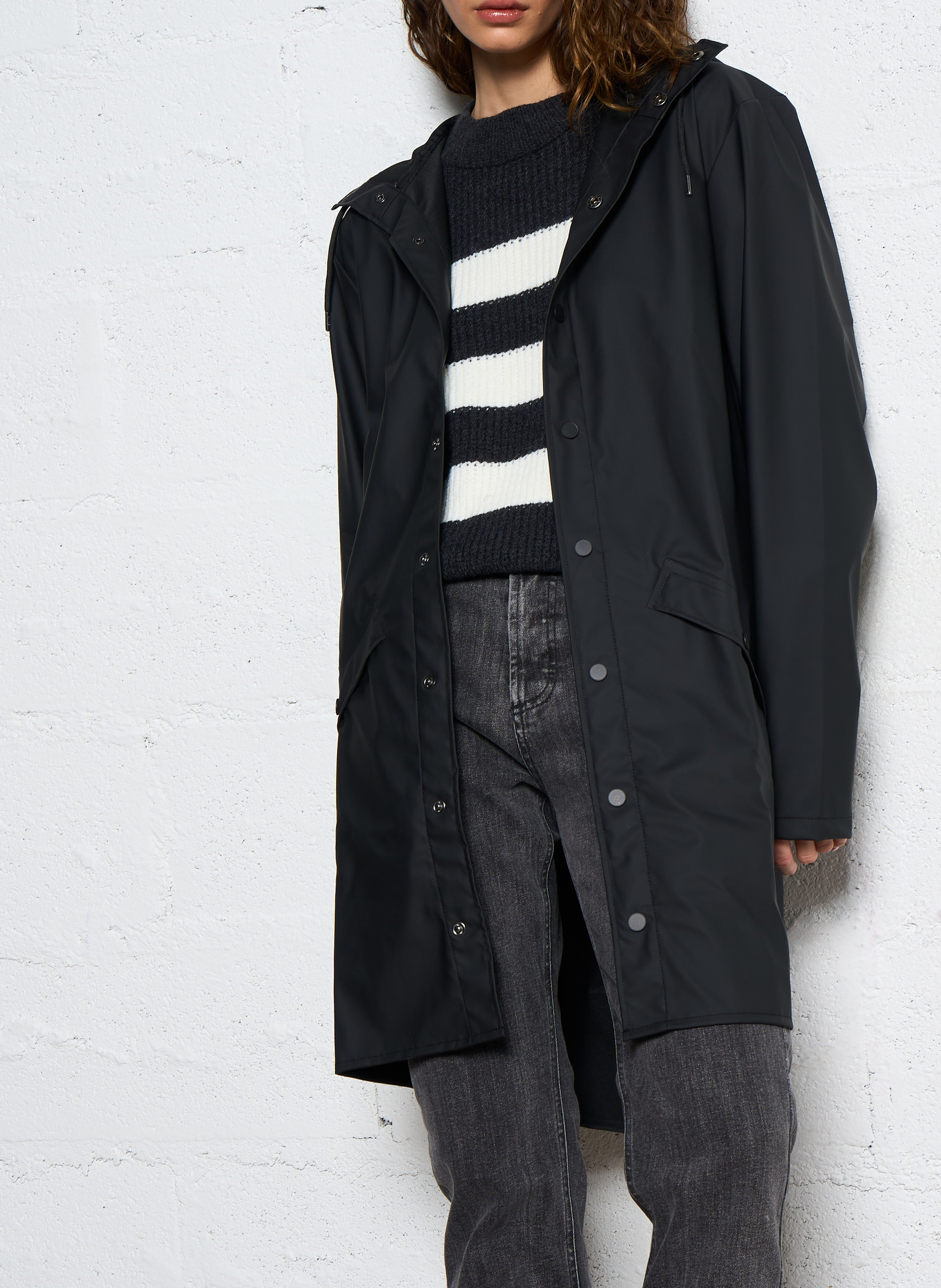 Hooded waterproof windbreaker RAINS