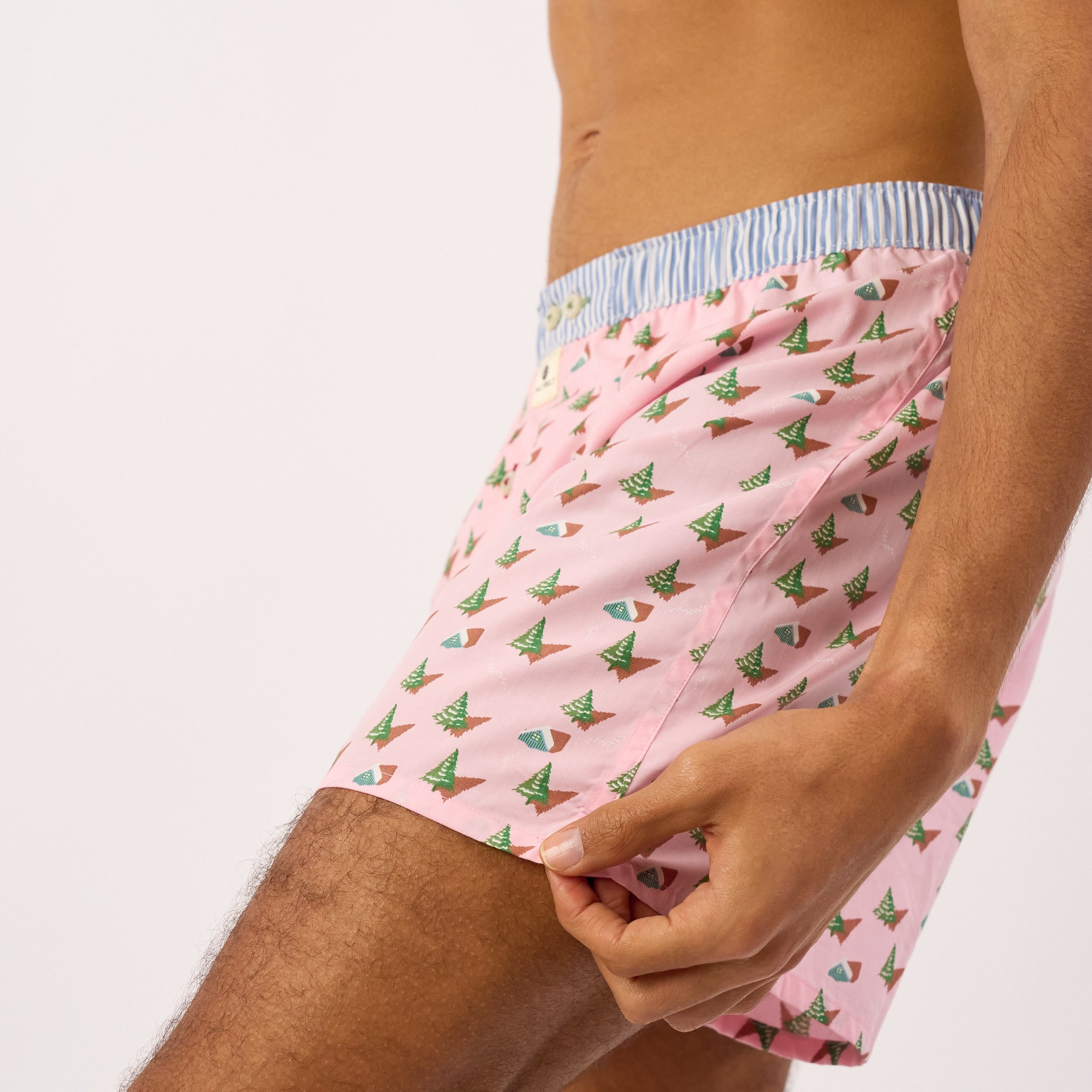 Organic cotton boxer shorts BILLYBELT Pink