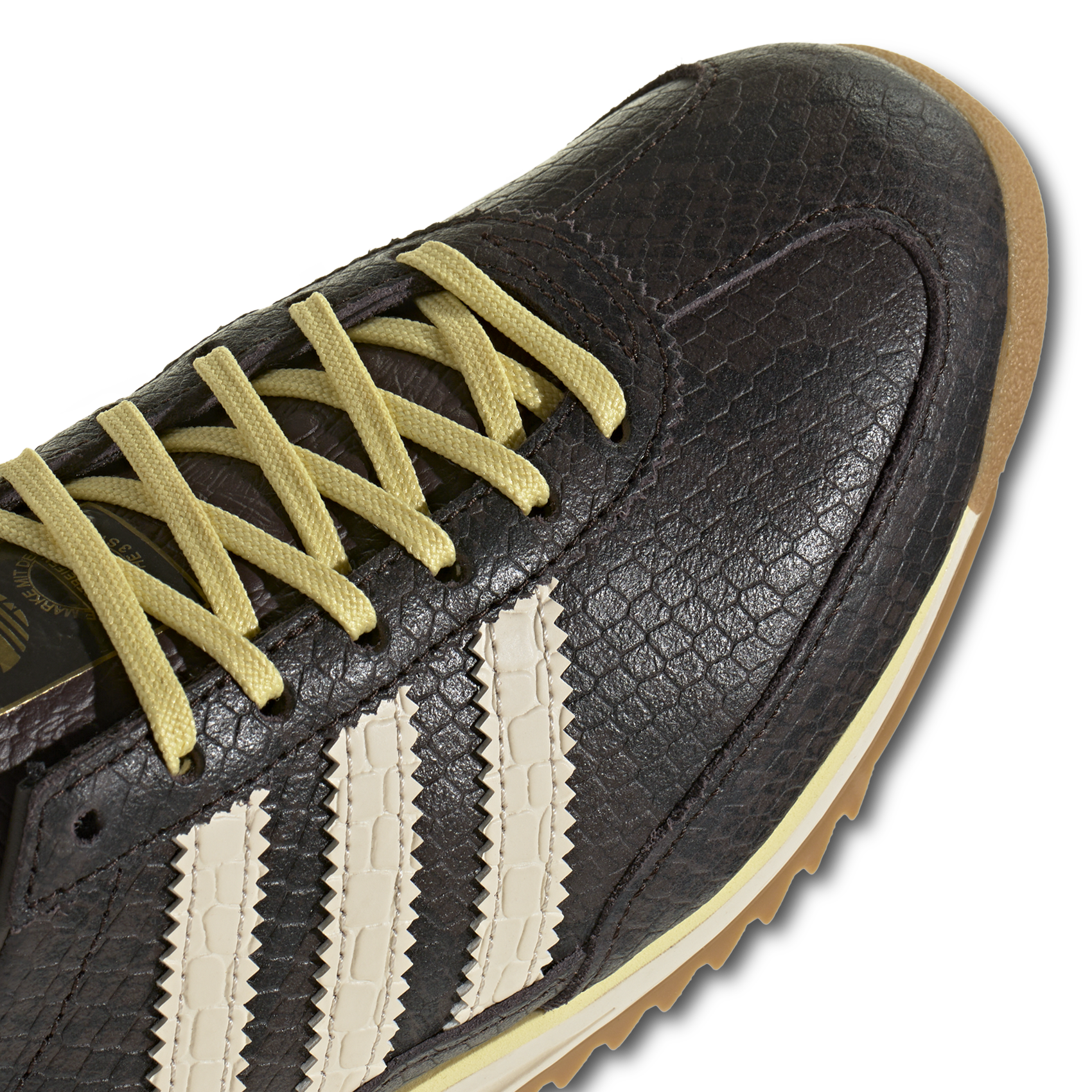 Low-top lace-up sneakers ADIDAS Brown