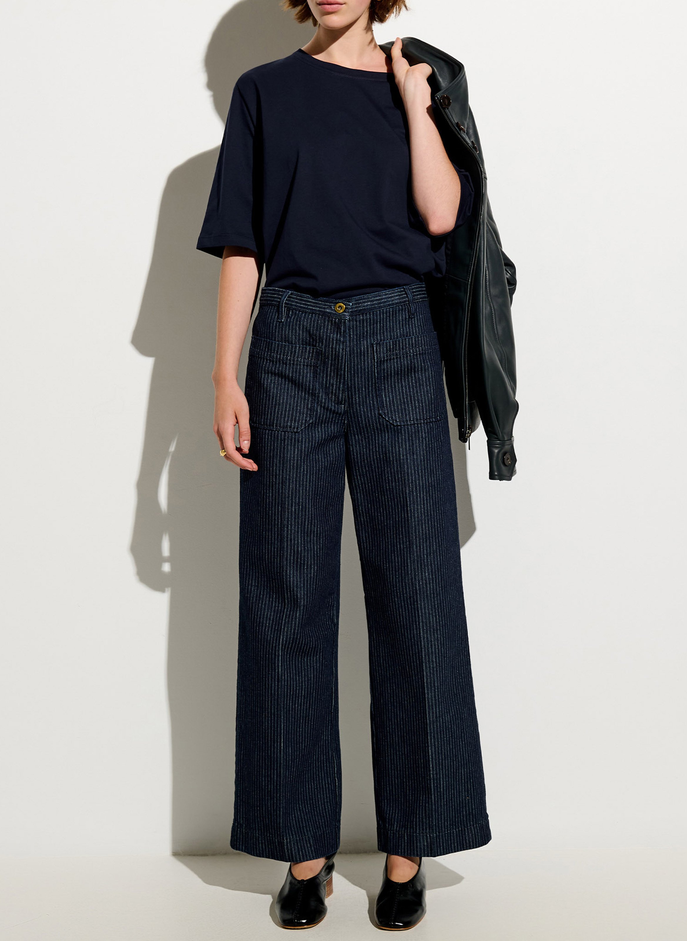 Bobhoedje - katoenblend | Blauw SESSUN Dames