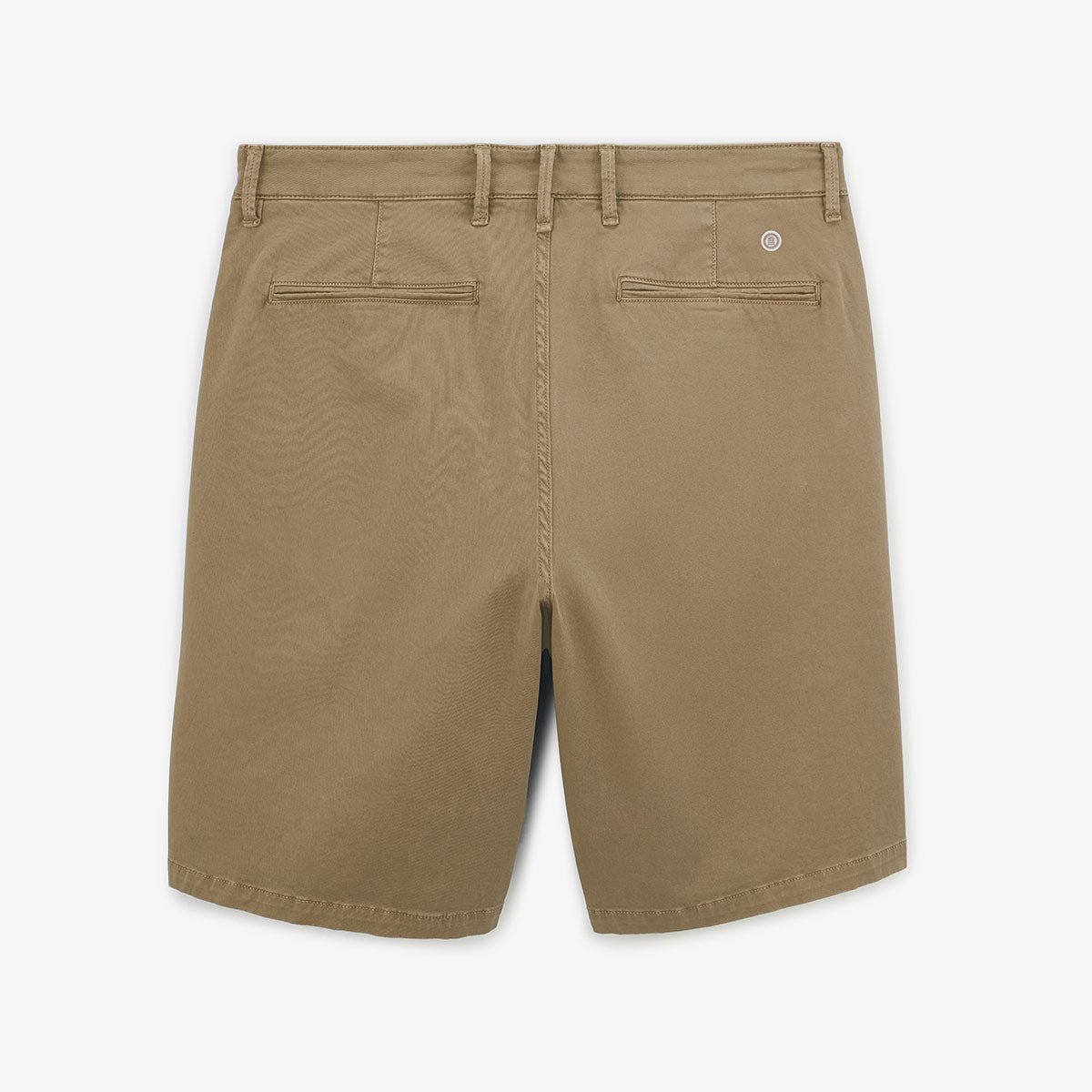 Straight cut Bermuda shorts in stretch cotton SERGE BLANCO Beige