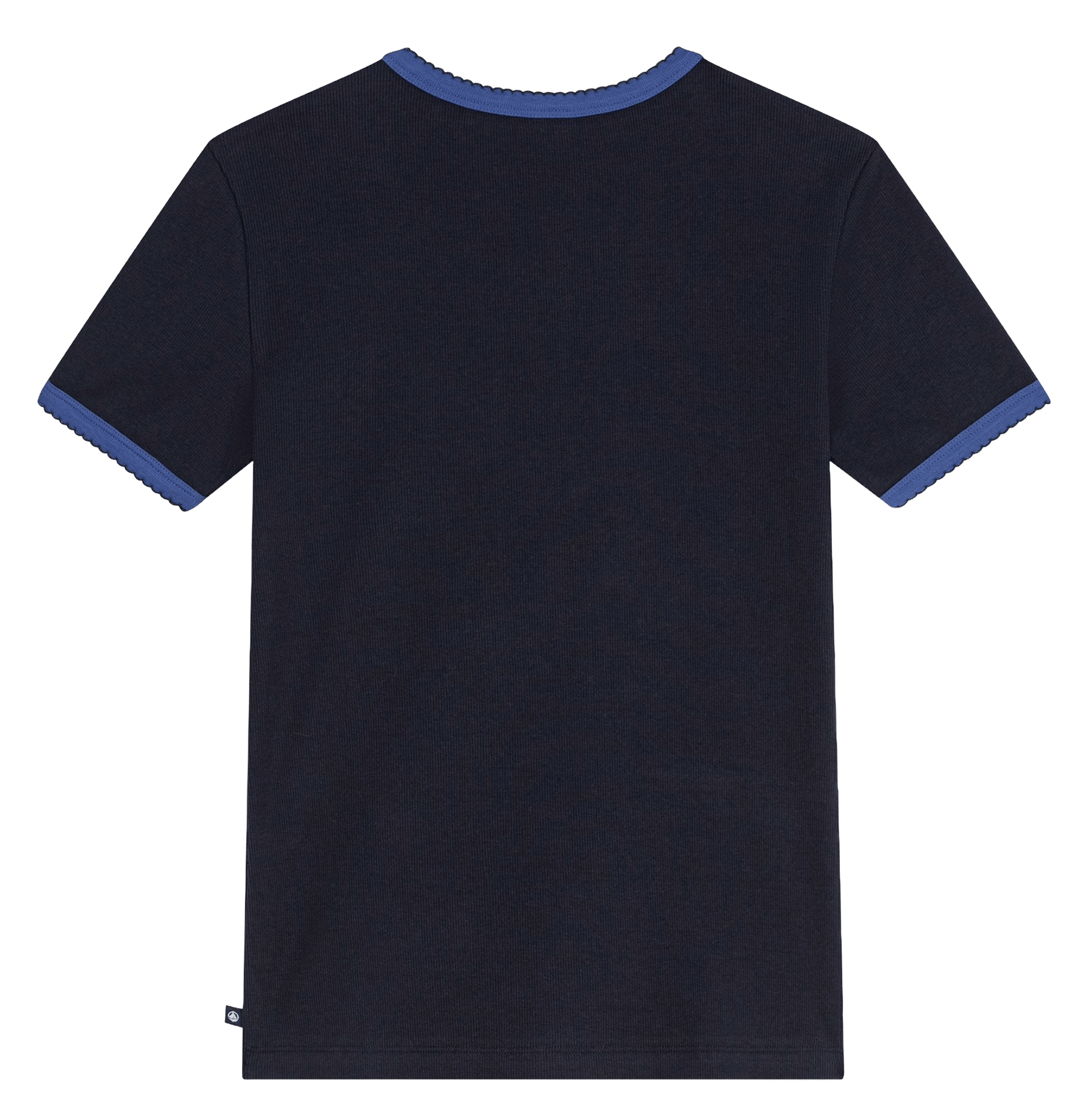 Round-neck cotton T-shirt PETIT BATEAU Blue
