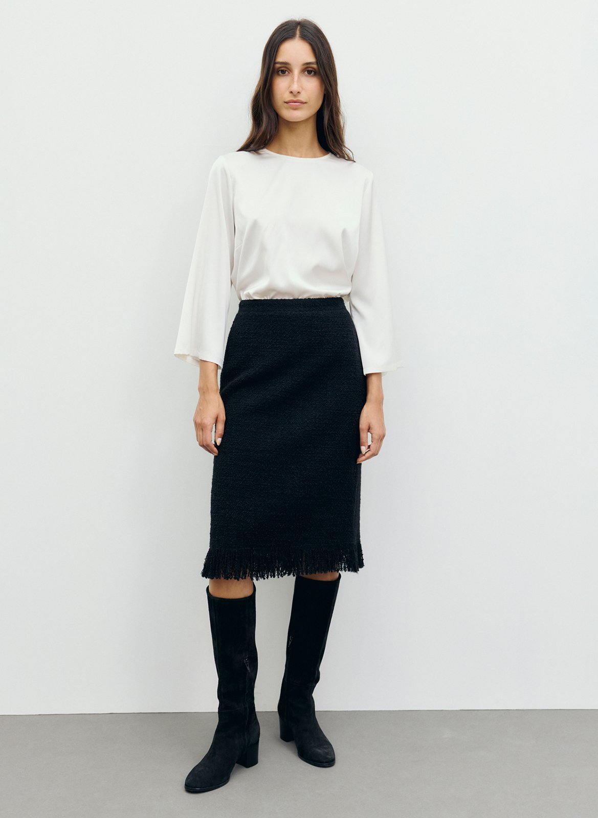 Short straight skirt GERARD DAREL Black