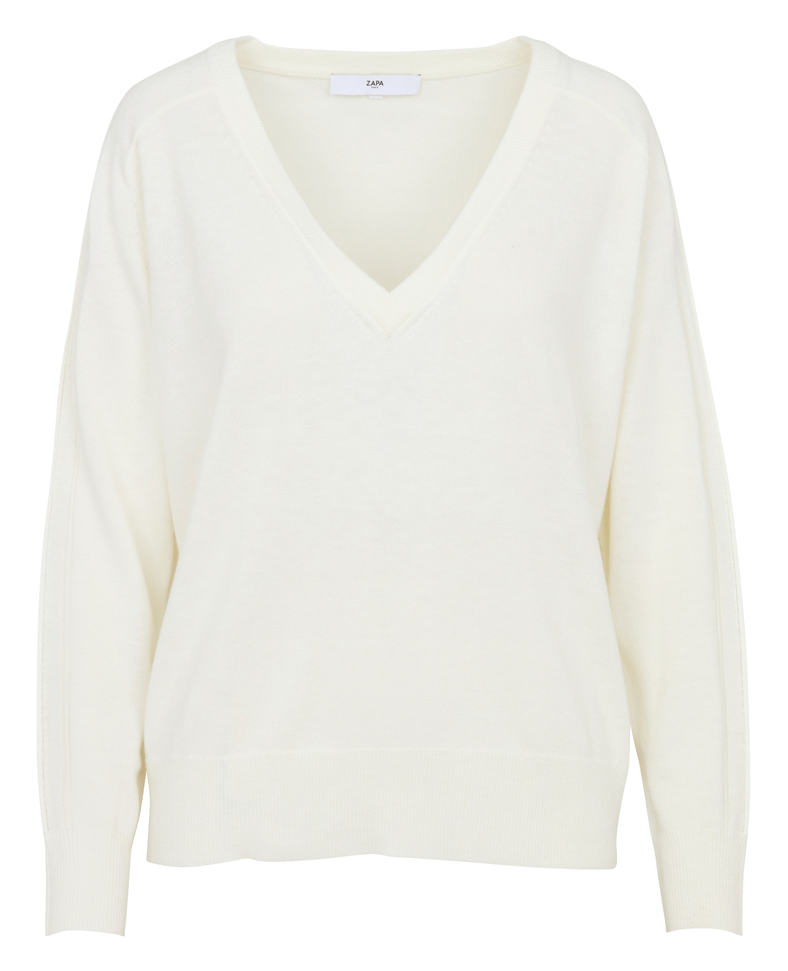 Pull droit col V ZAPA