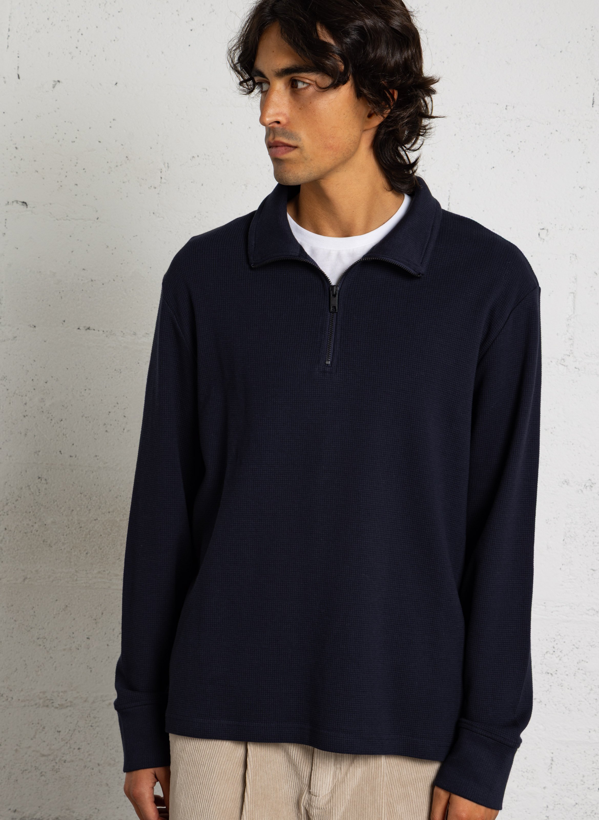 Oversize-Sweatshirt aus Baumwolle GANT Blau