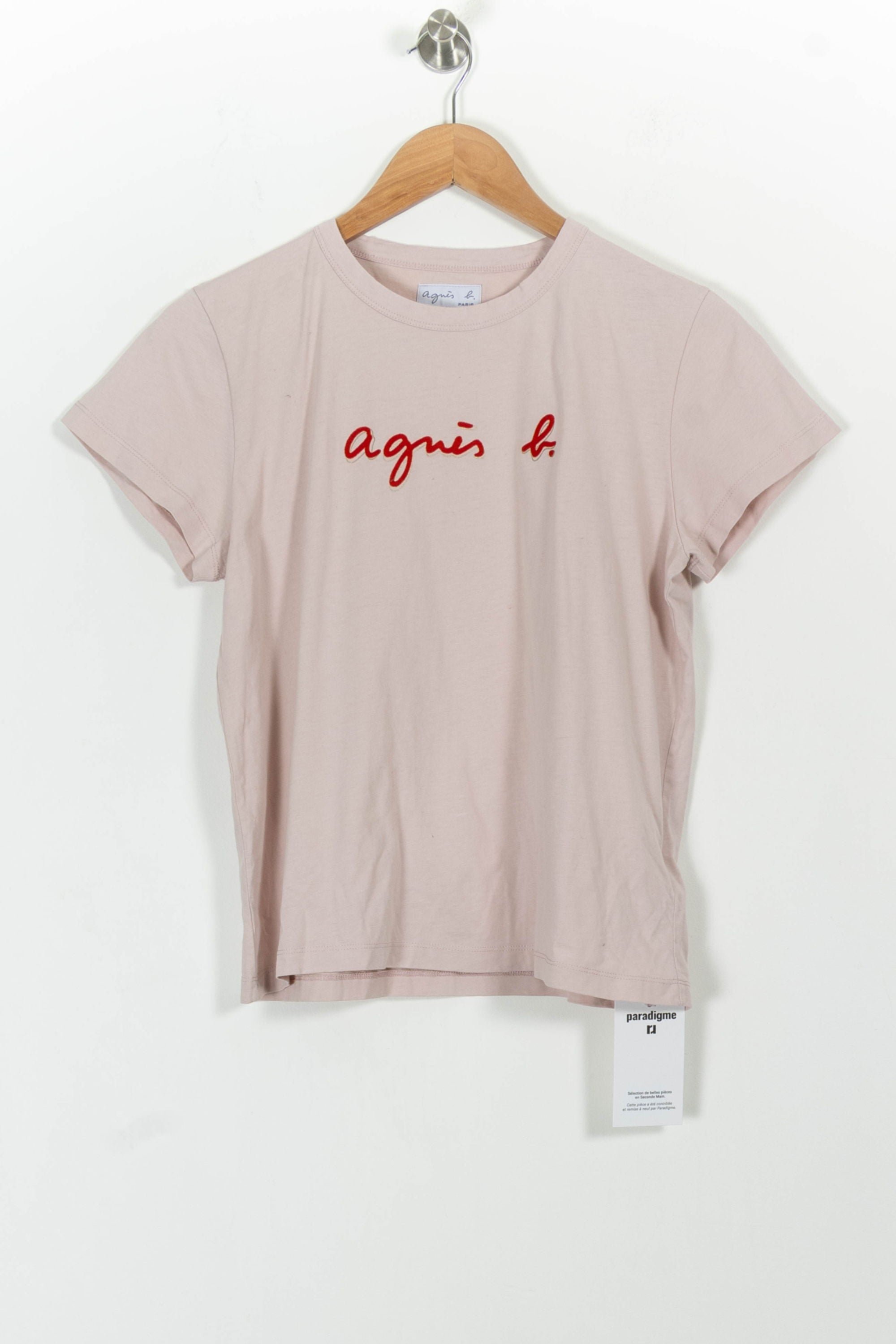 T-shirt AGNES B. - Seconde Main Pink