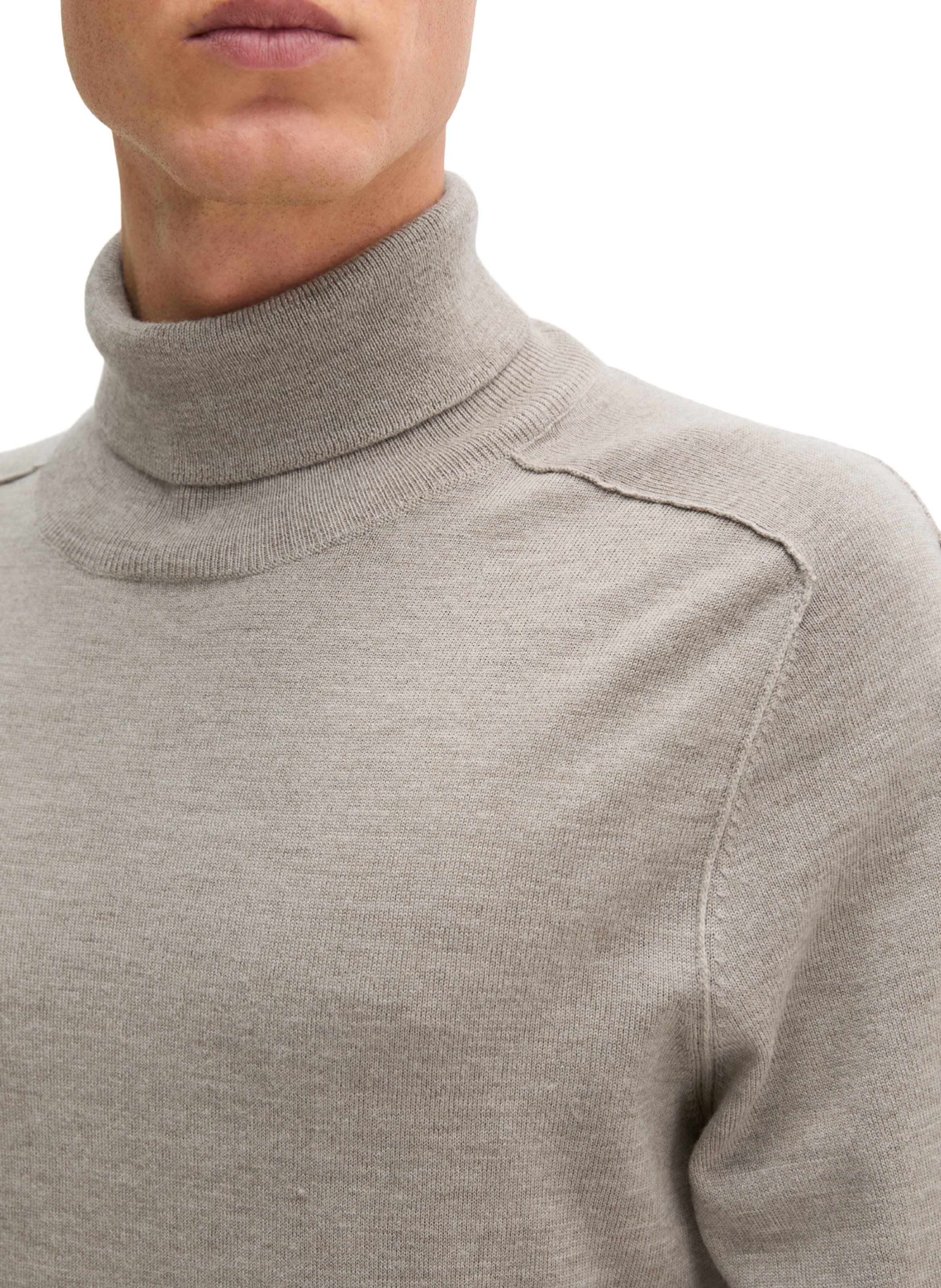 Wool turtleneck sweater MARC O'POLO Beige