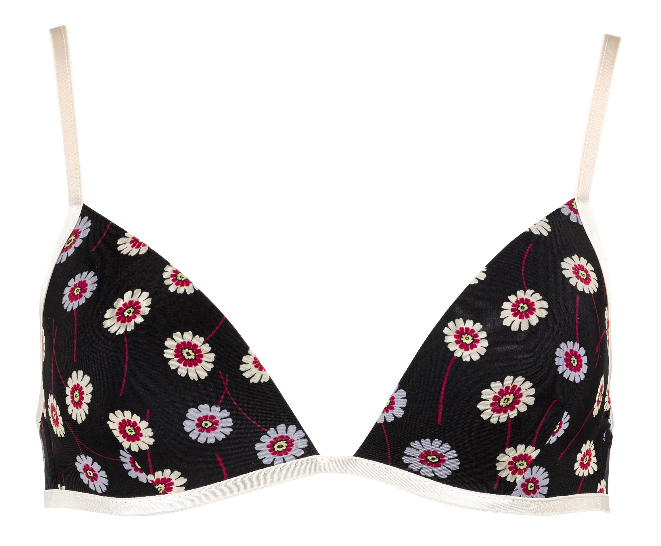 Soutien-gorge imprimé à armatures ampliforme  MOMONI Noir