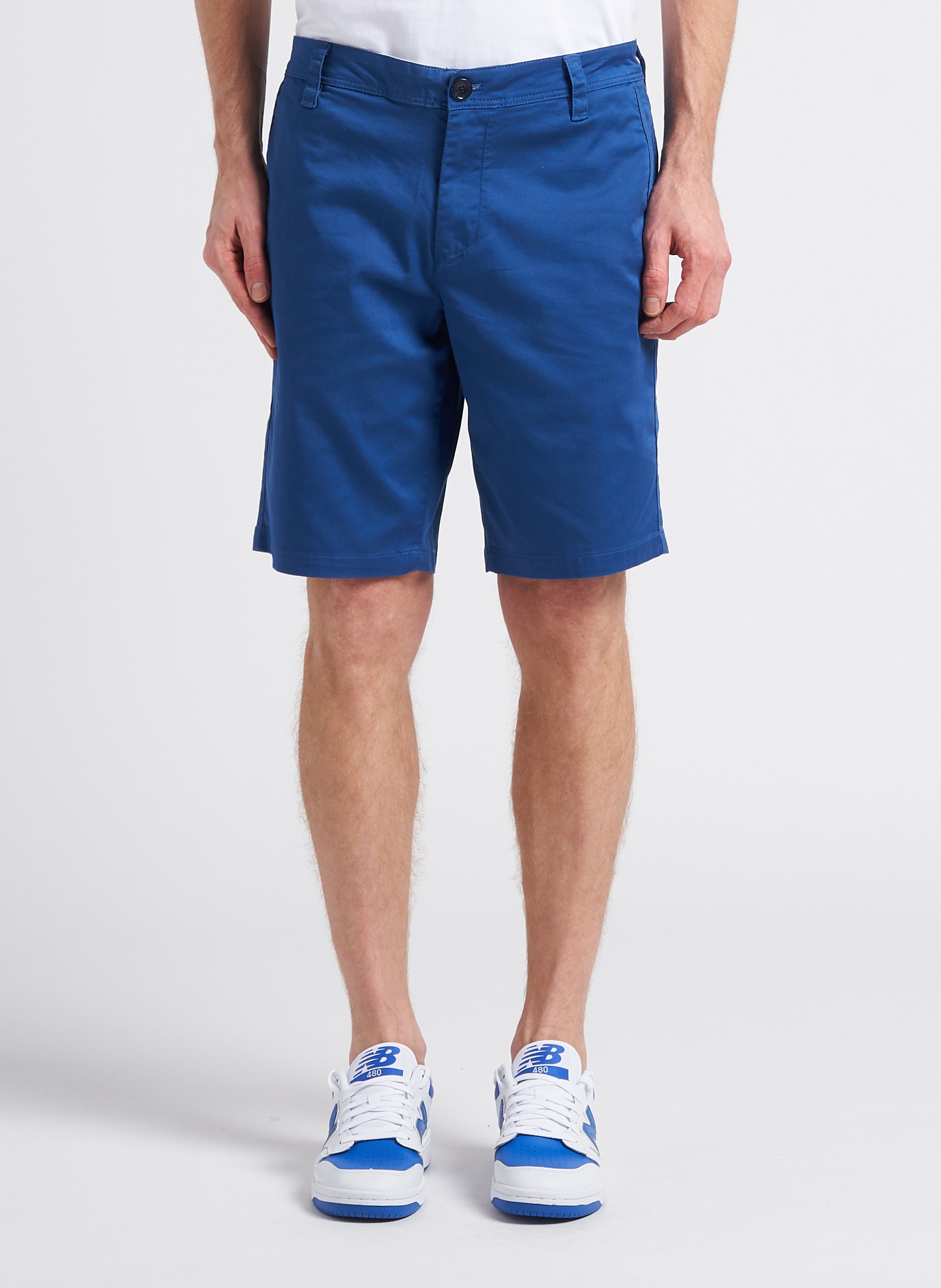 Armani blue shorts on sale