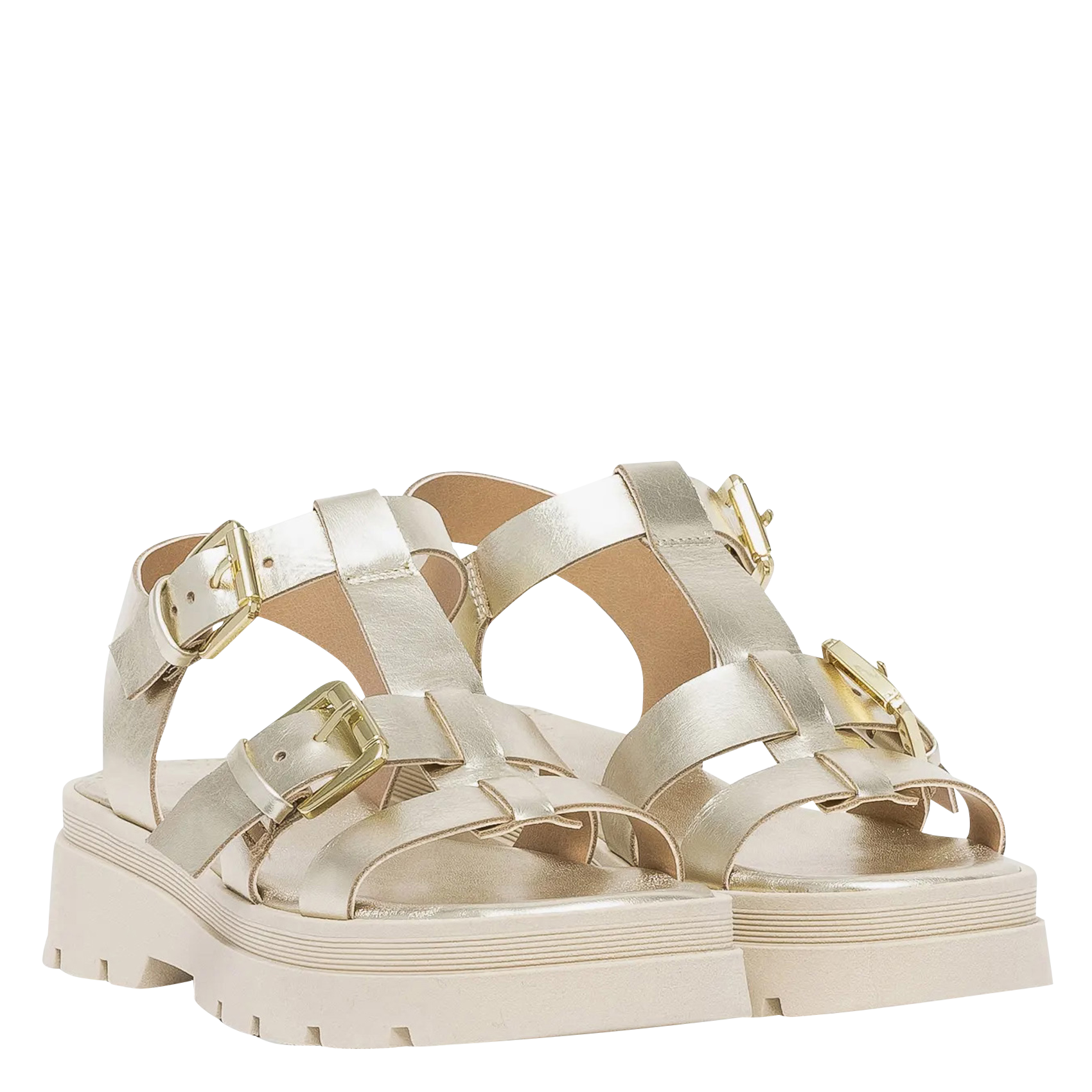 Ledersandalen BOCAGE Golden