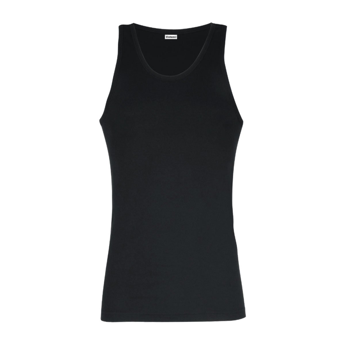 Men's premium pure cotton tank top by Eminence EMINENCE Black
