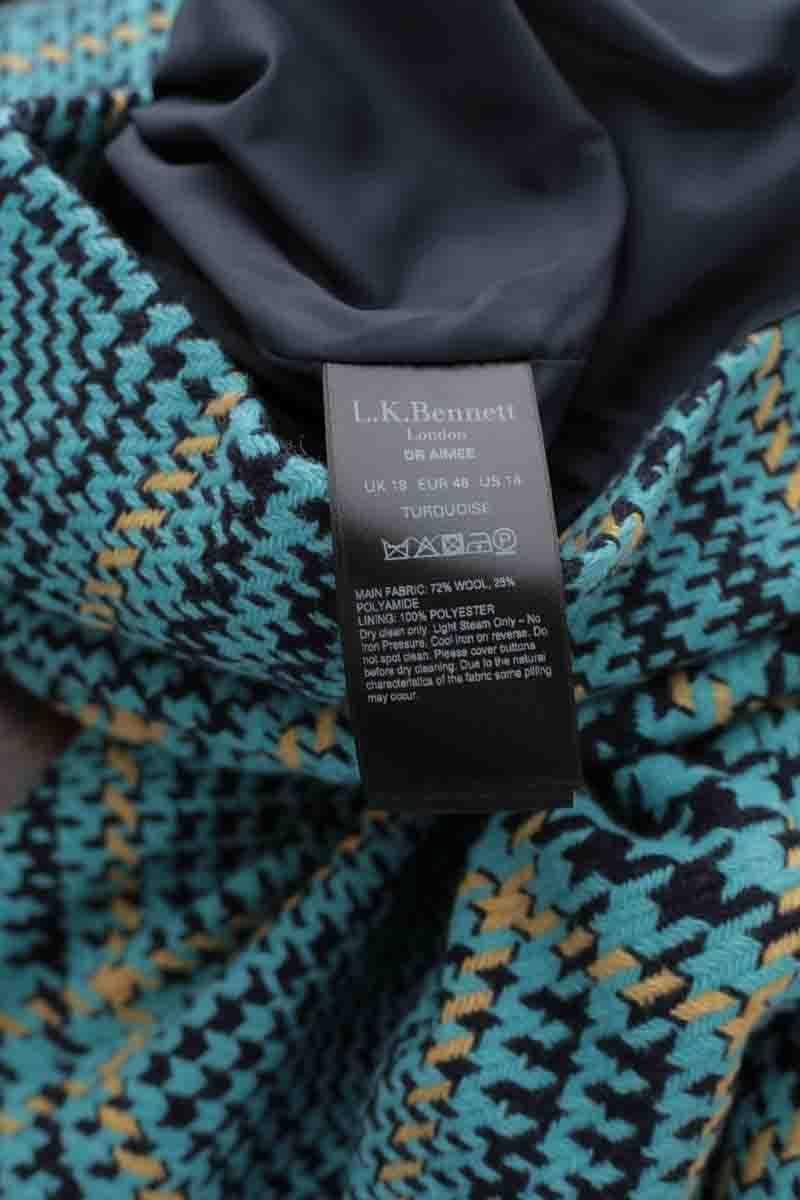 V-neck dress LK BENNETT - Seconde Main Blue