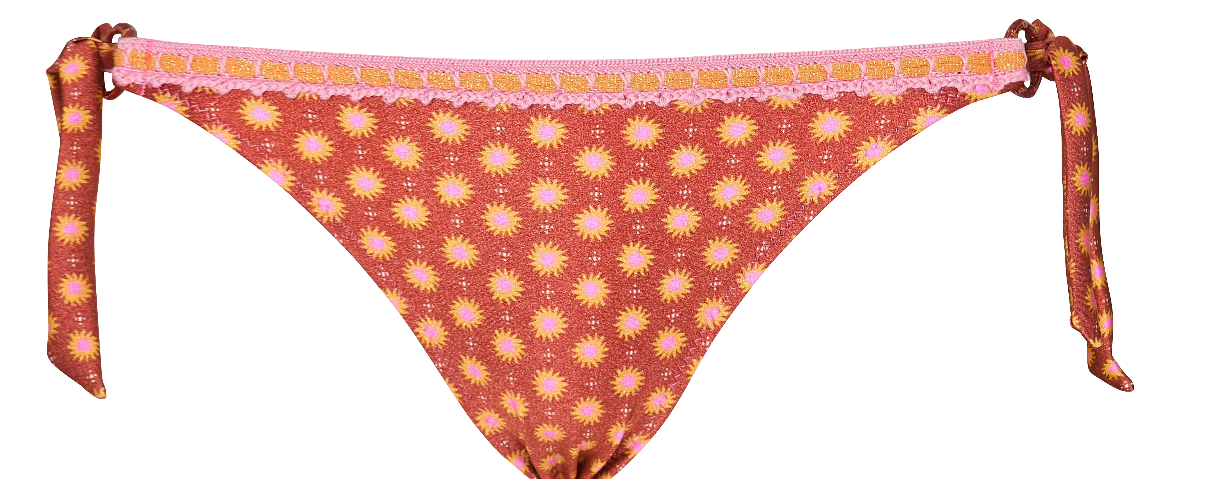 Bas de maillot de bain à imprimé fleuri BANANA MOON Rouge