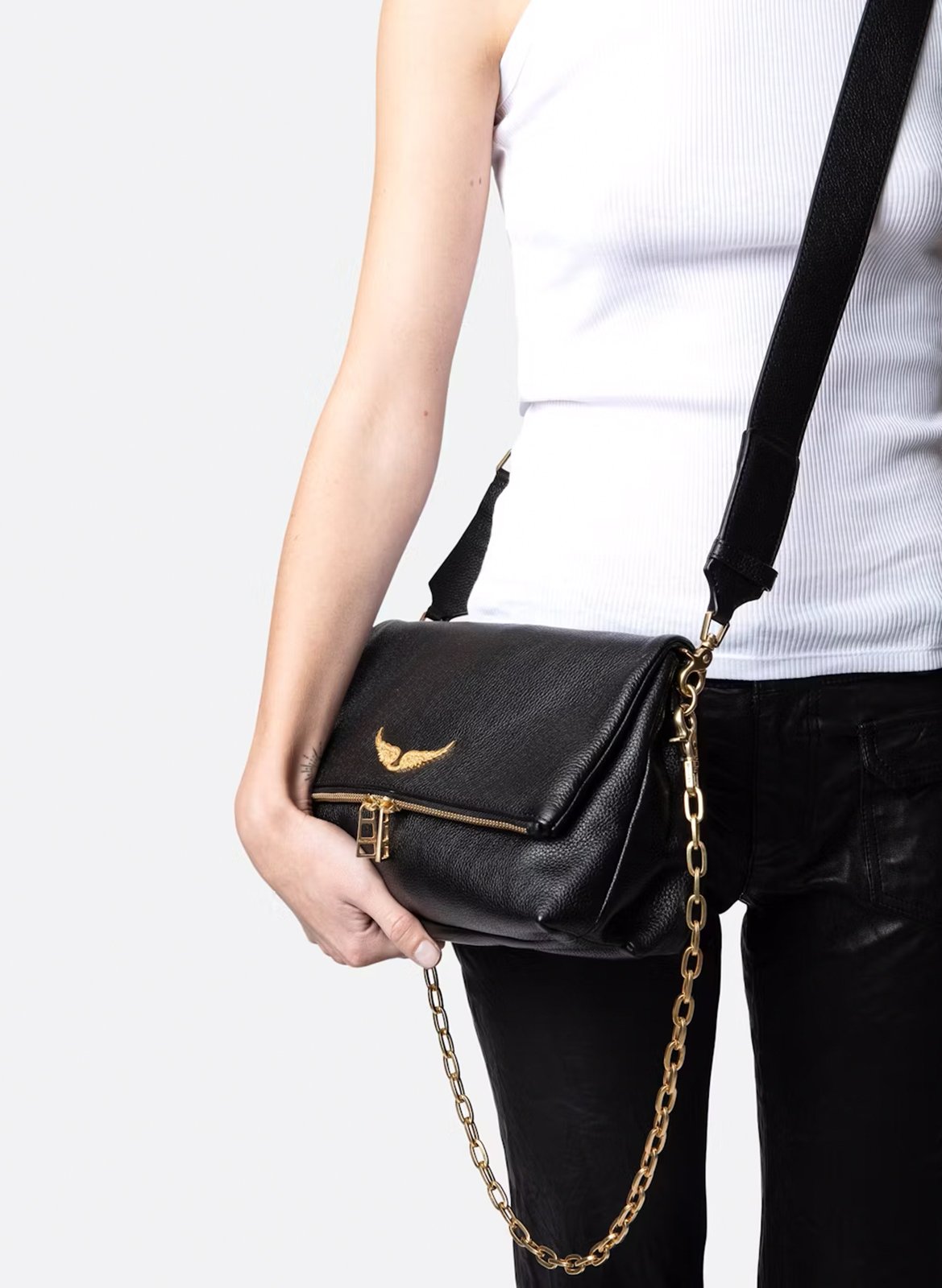ショルダーバッグ・ポシェット ZADIG & VOLTAIRE Woman Shoulder bag Black LWBA03907 011 ZADIG & VOLTAIRE: Shoulder bag woman - Black | Zadig