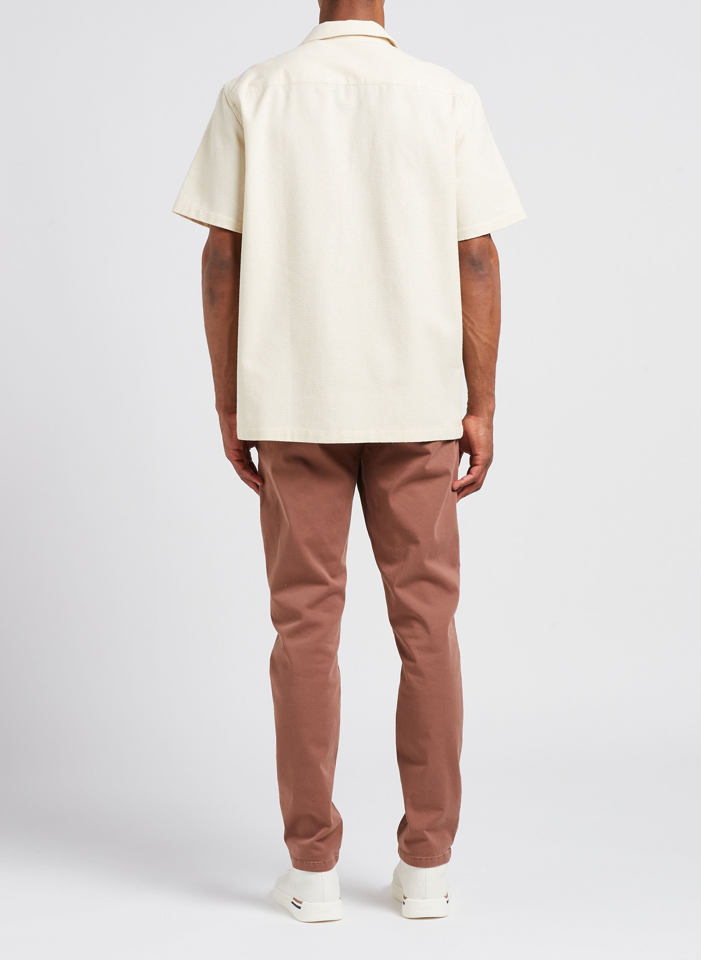 Straight-leg organic cotton-blend pants MINIMUM Multicolored