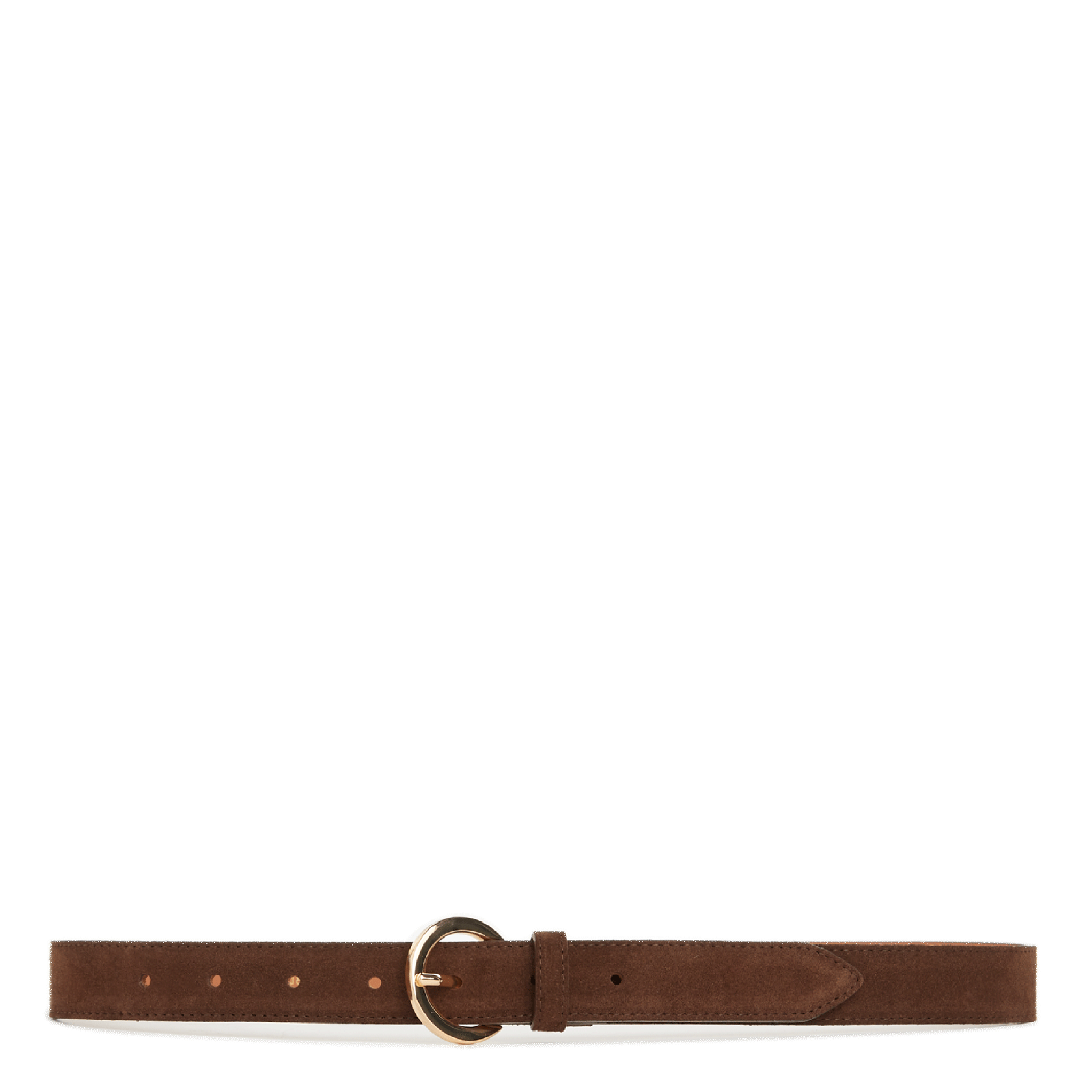 Ceinture en cuir velours Marron Saison 1865 Femme Place des