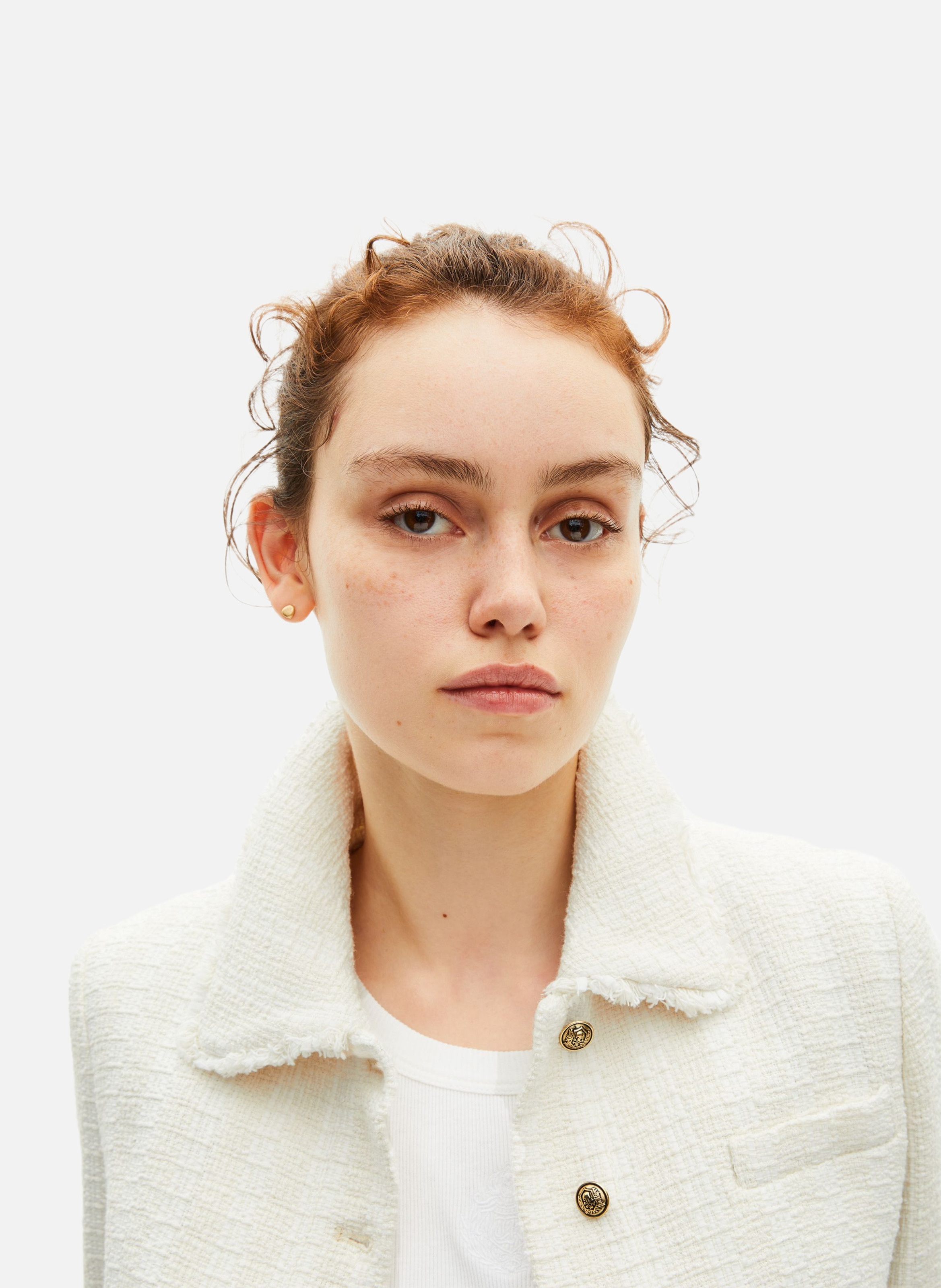 Chunky-knit cardigan THE KOOPLES Beige