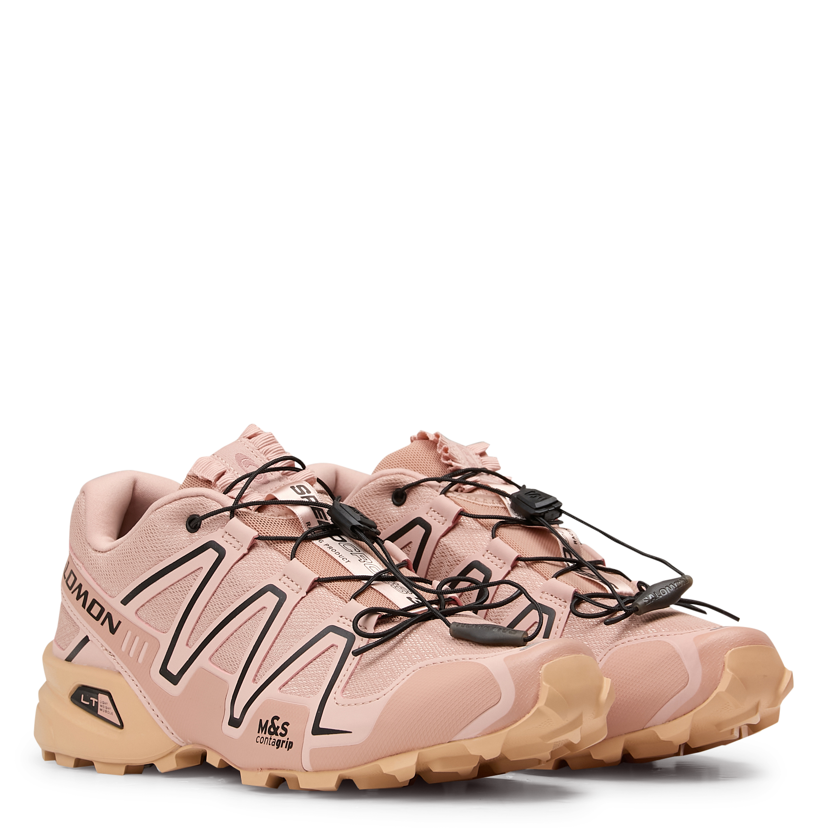 Baskets basses bi-matière SALOMON Noir