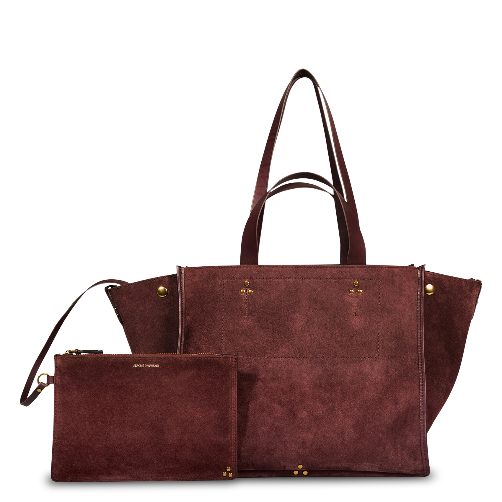 Leather tote bag JEROME DREYFUSS
