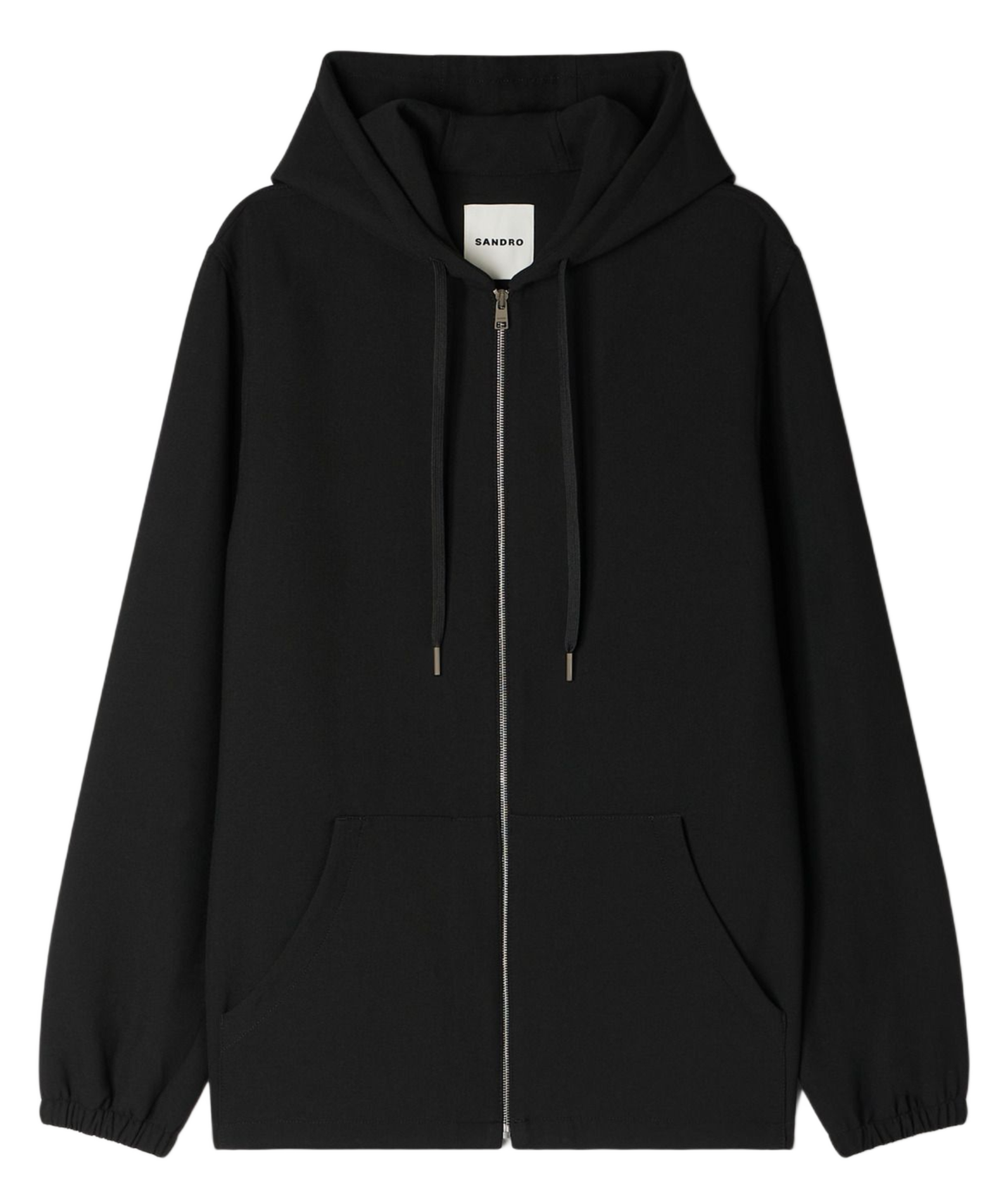 Sweay droit à capuche SANDRO Noir