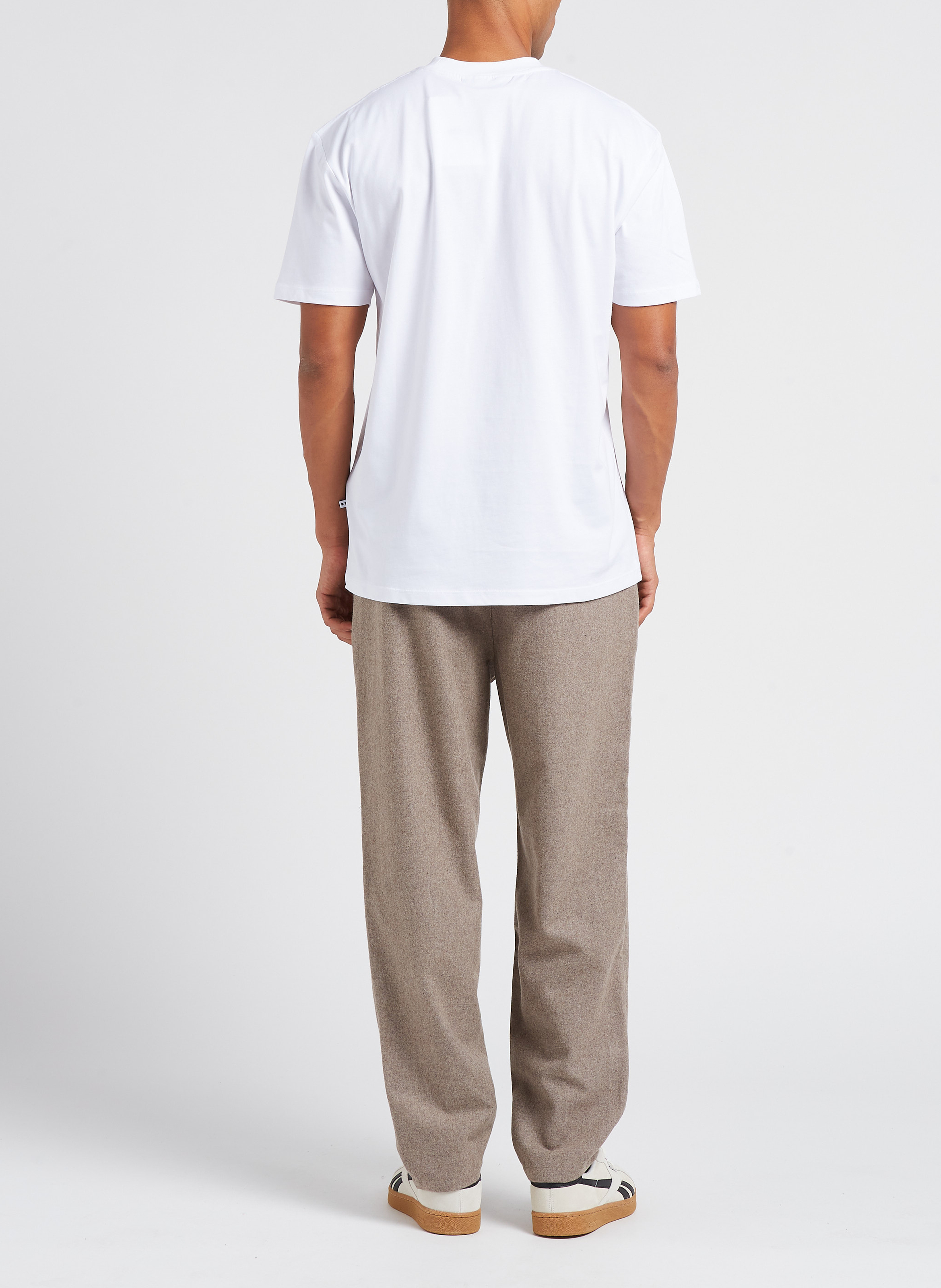 Tee-shirt oversize col rond en coton biologique MINIMUM Blanc