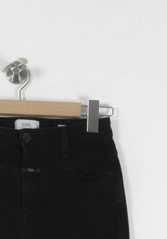 Cropped slim jeans with studs CLOSED - Seconde Main Blue