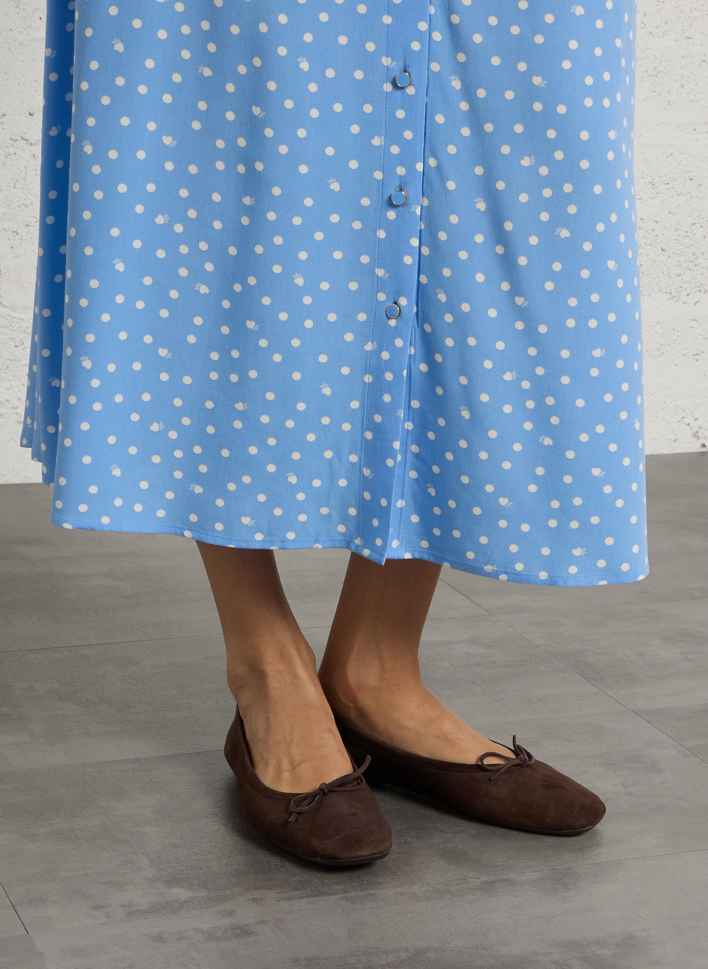 Ballerinas - Leder REQINS Braun