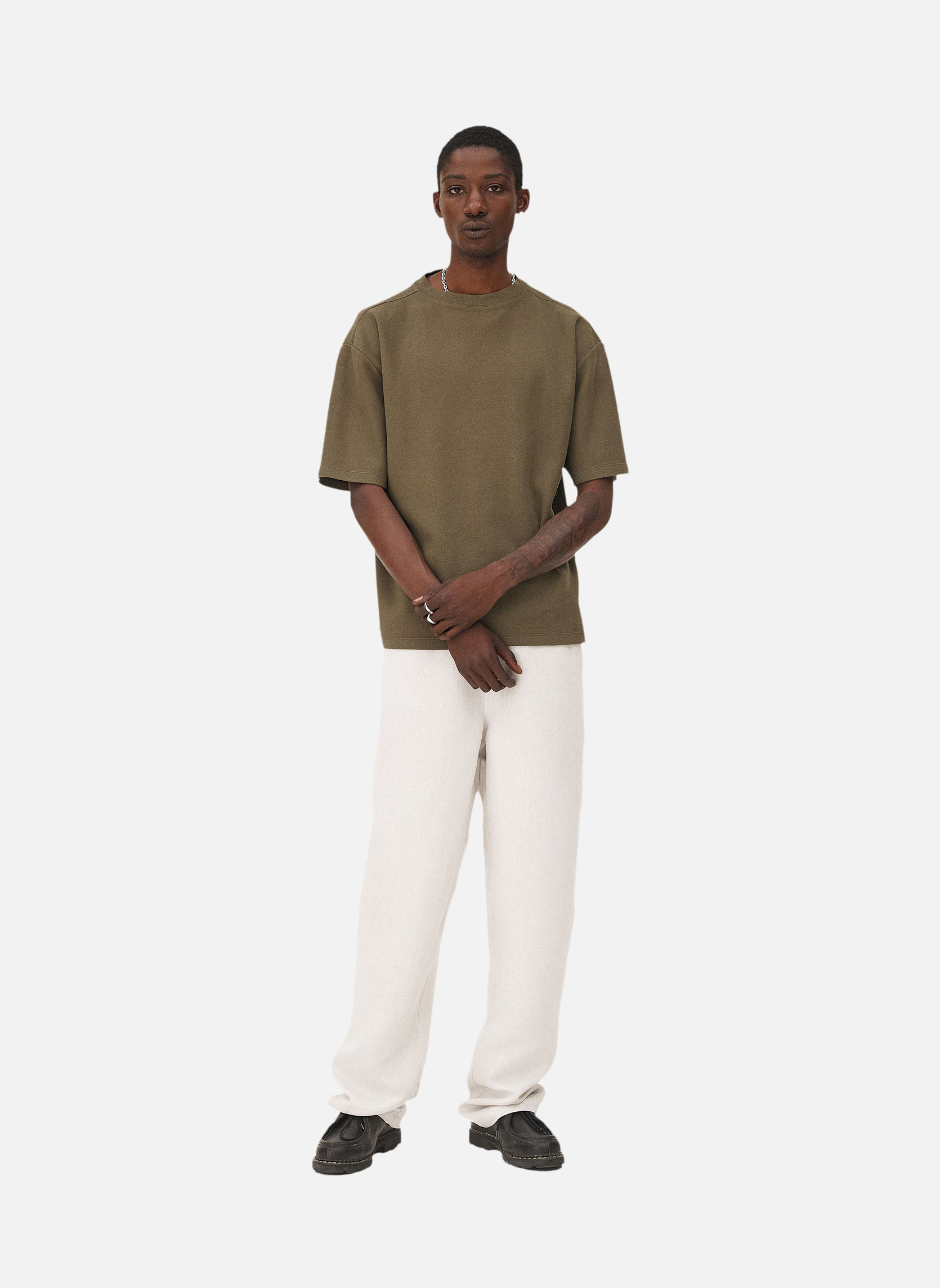 Oversized tangerine t-shirt Noyoco Green