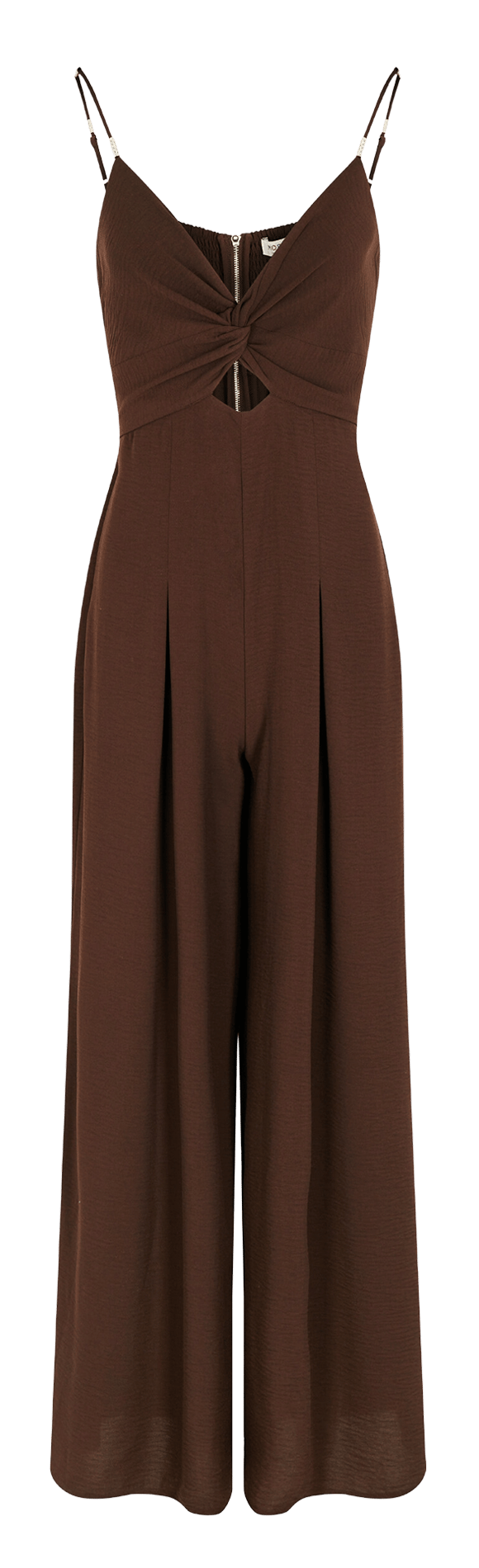 Wide-leg jumpsuit MORGAN Brown