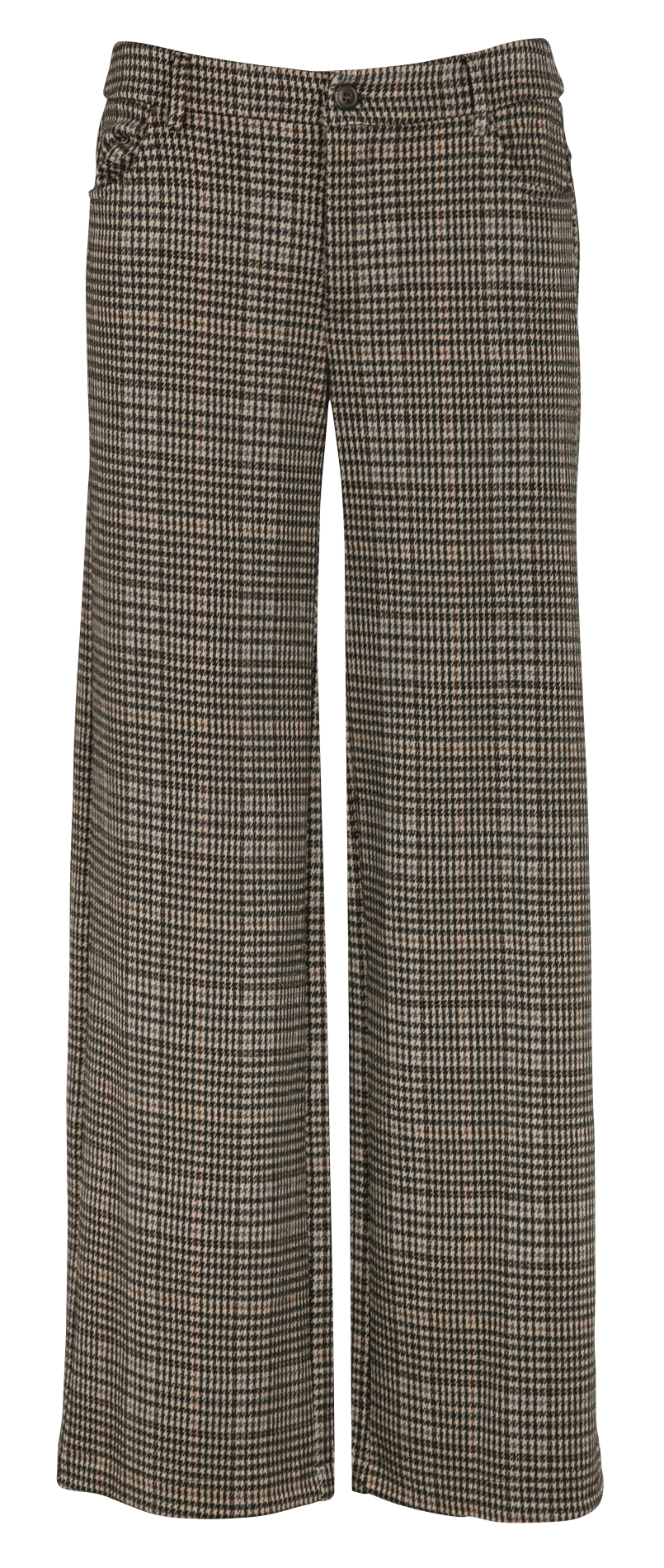 Pantalon large imprimé PLEASE Marron