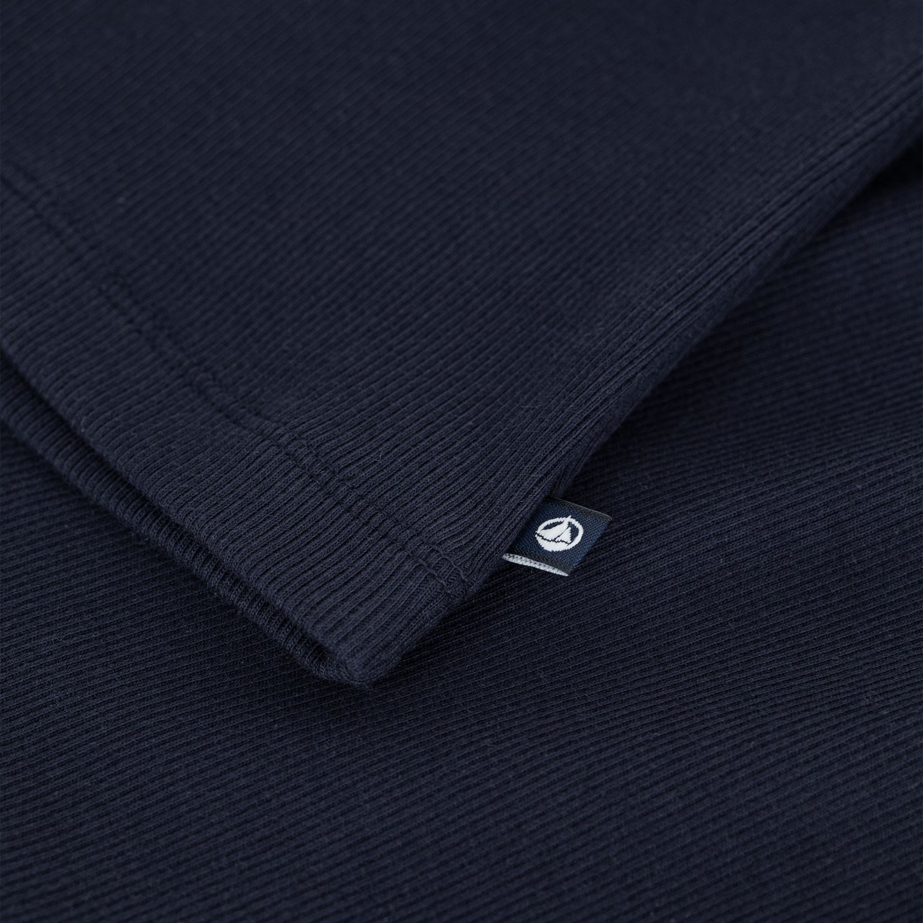 Round-neck cotton T-shirt PETIT BATEAU Blue