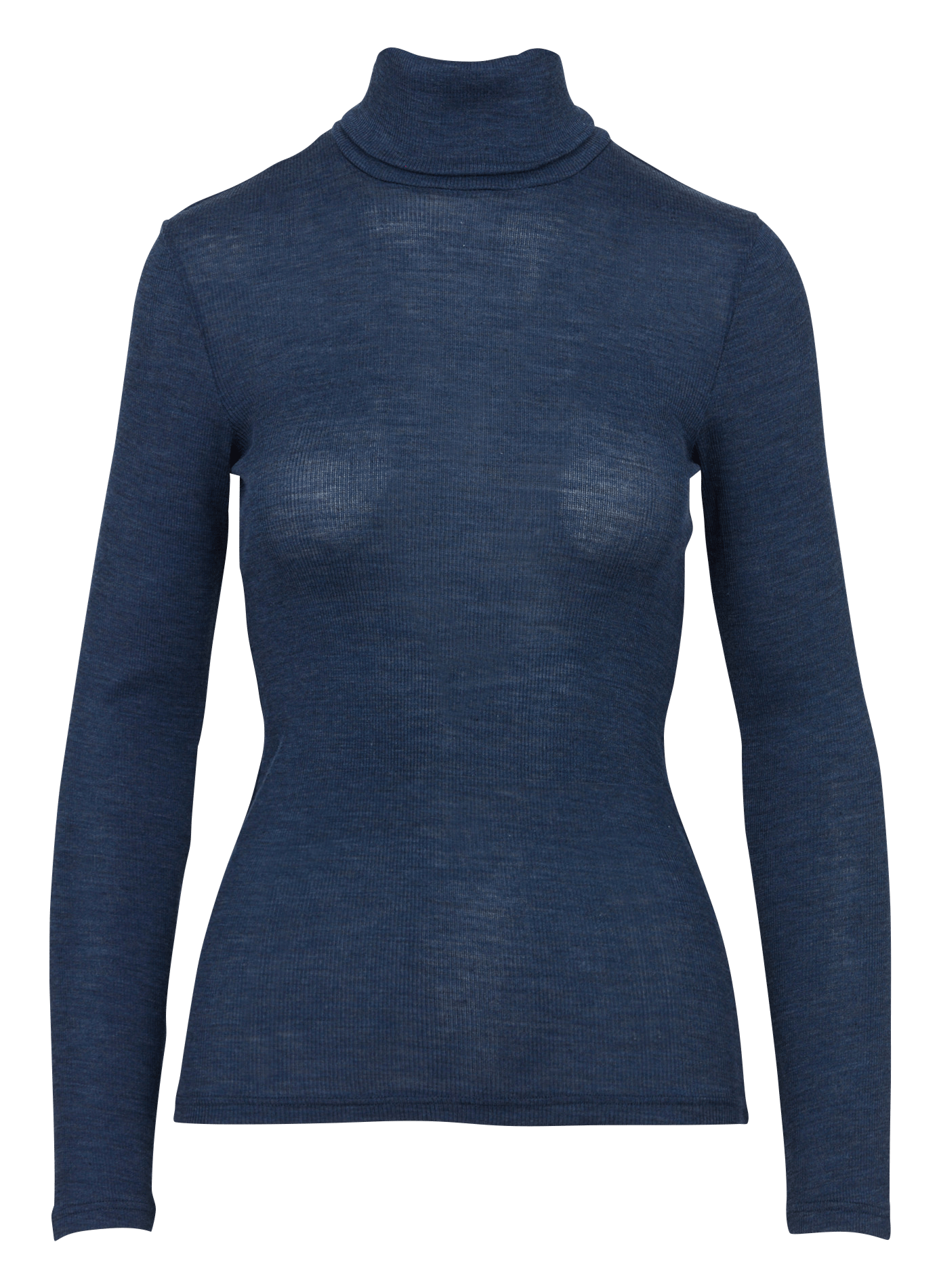 Maglione aderente a collo alto in lana e seta ARMOR LUX