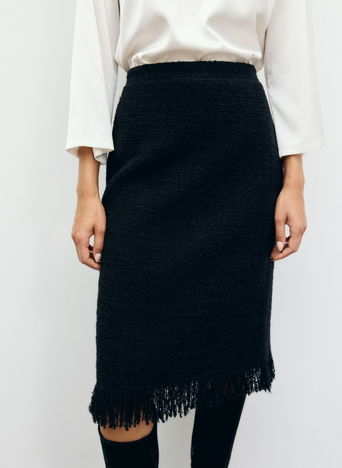 Short straight skirt GERARD DAREL Black