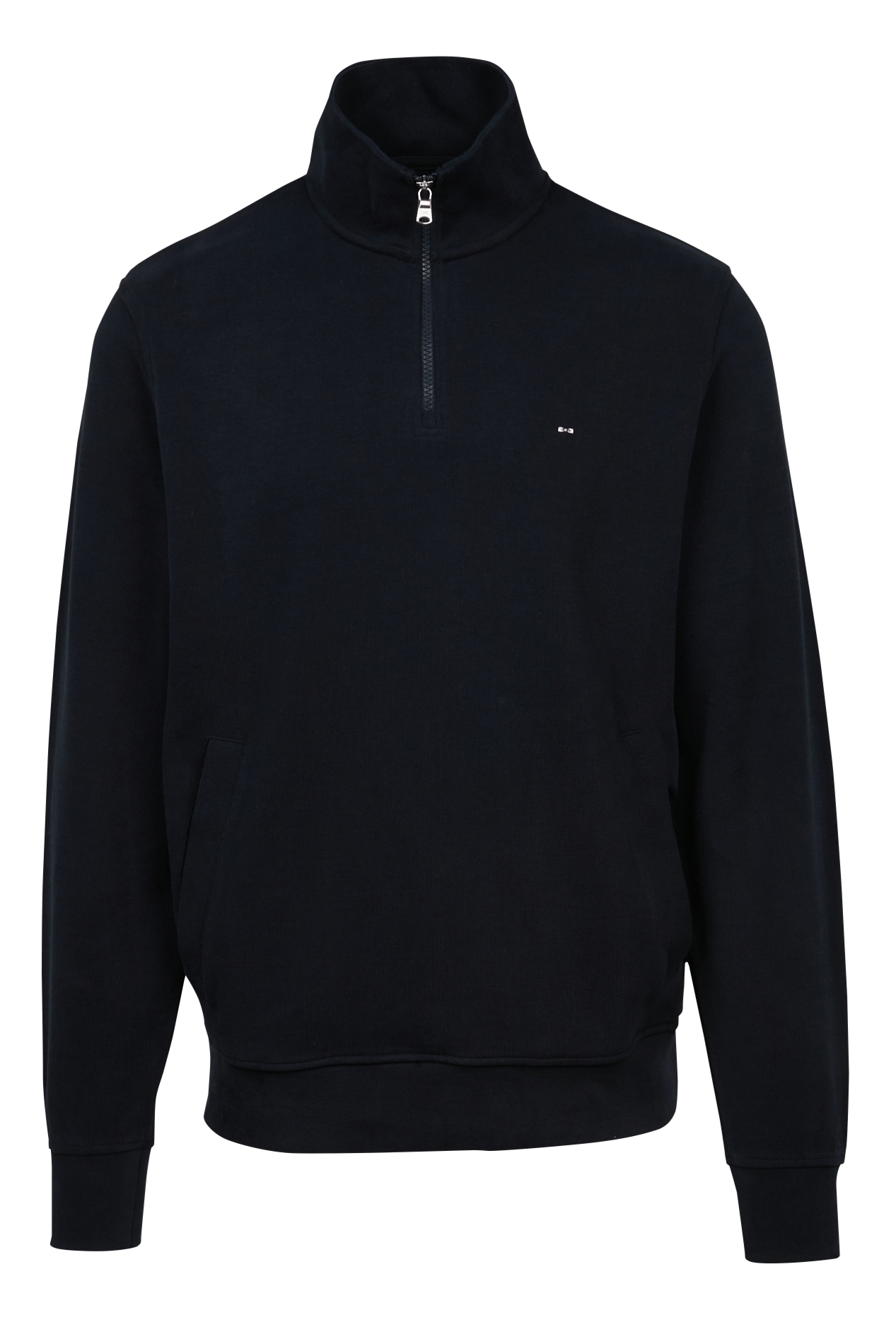 Straight sweatshirt with trucker collar EDEN PARK