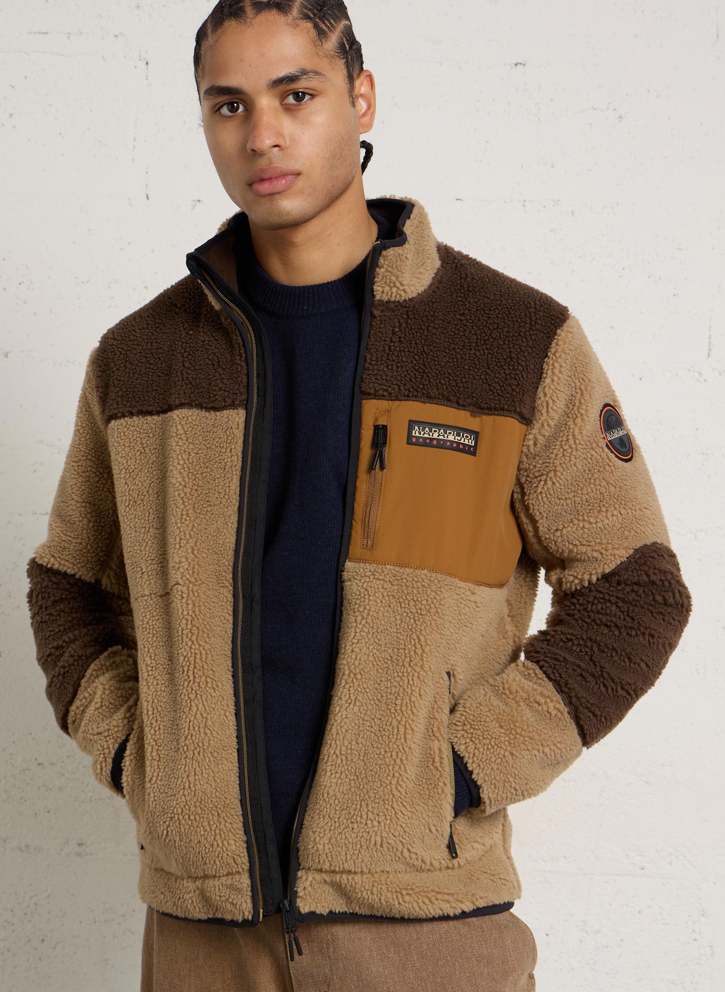 Gerade geschnittene Jacke mit Stehkragen NAPAPIJRI