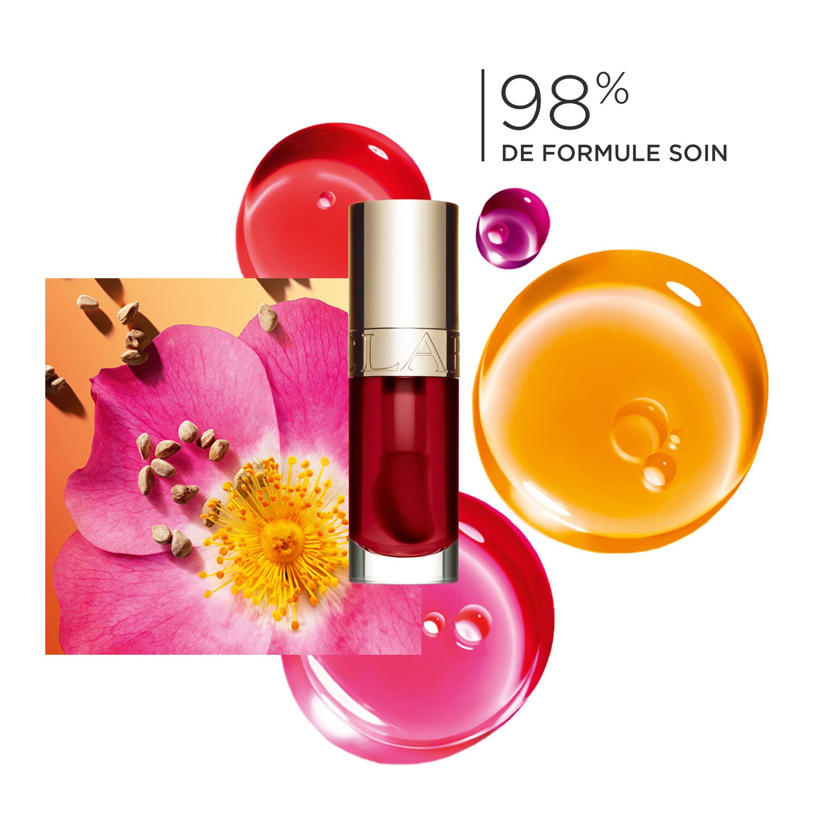 Lip Comfort OiL - Lippenpflege-Öl CLARINS 01 - honey
