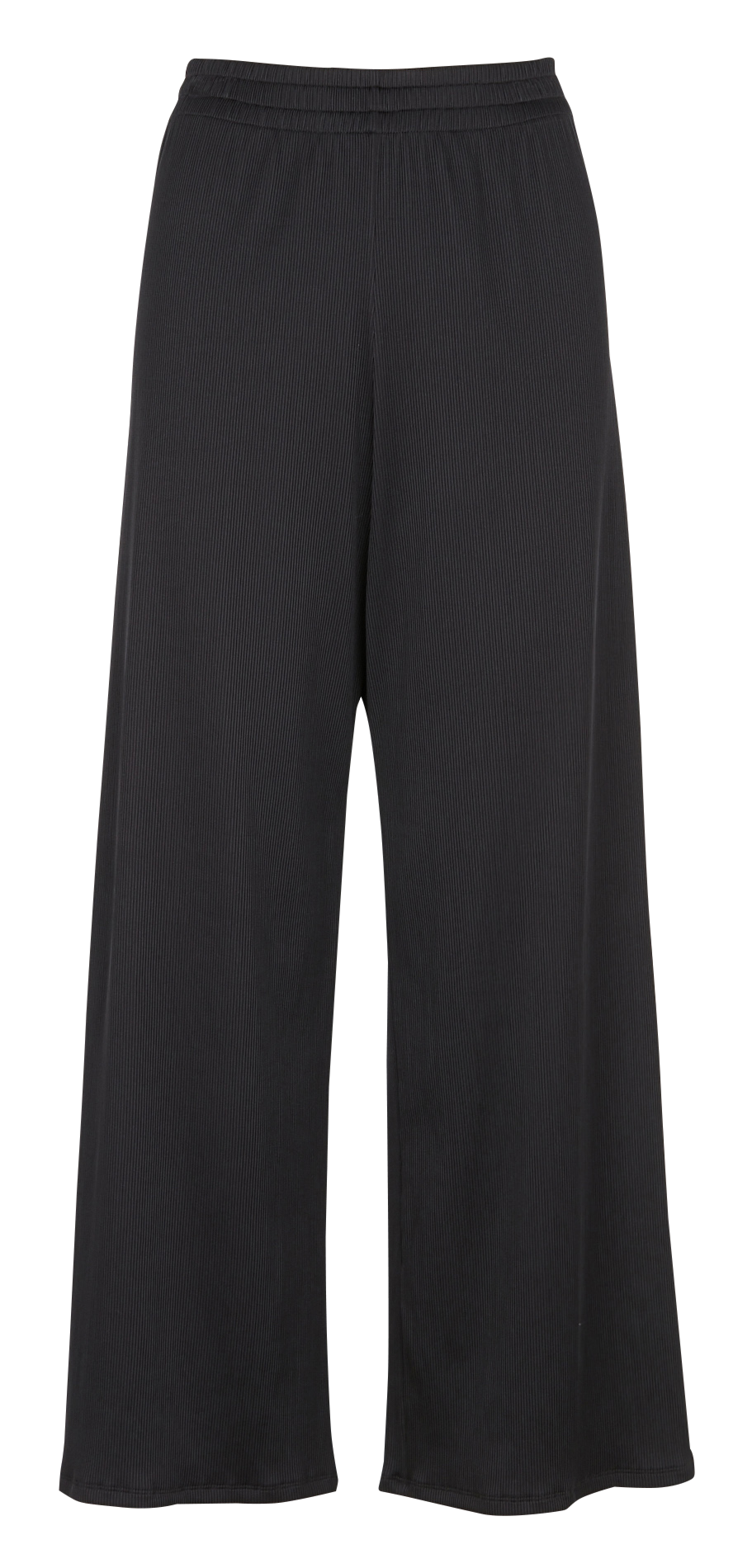 Highwaisted Ribbed Pants Noir Noo Women Place des Tendances