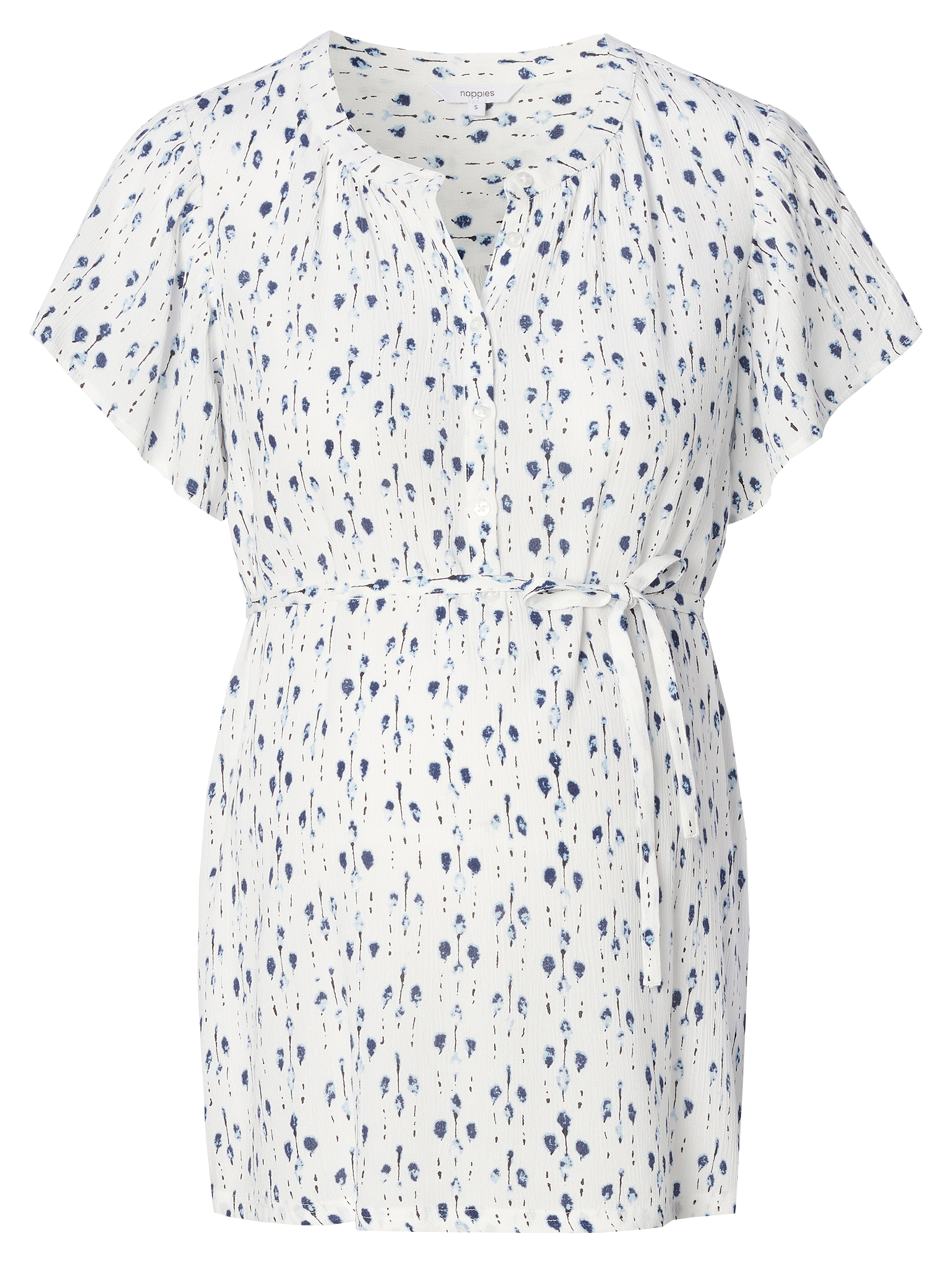 Viscose maternity blouse NOPPIES White