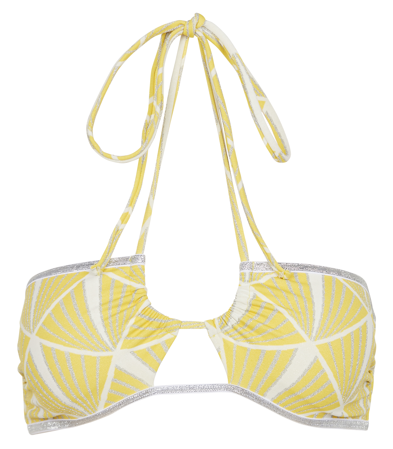 Haut de maillot bandeau LA NOUVELLE Jaune
